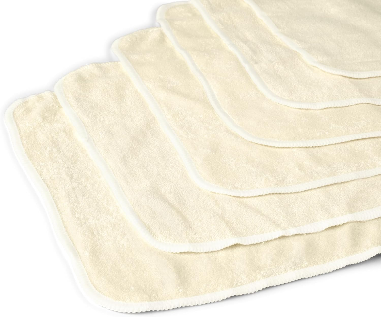 6-Pack Organic Bamboo Baby Wash Cloths - Ultra Soft Baby Face Washer, Newborn Bath Essential, Gentle Towel for Sensitive Skin - Super Absorbent Baby Washcloth for Everyday Use by Zoe Sage (Submarine)