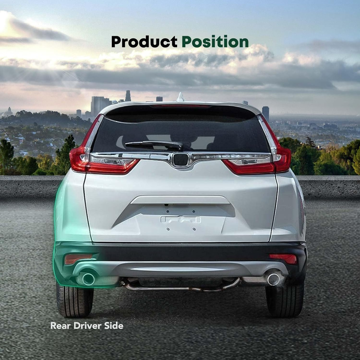 YHTAUTO Rear Left Driver Side Bumper Cover Stiffener Support Bracket Compatible with Toyota RAV4 2013 2014 2015 Sport Utility, Plastic Bumper Bracket image number 5