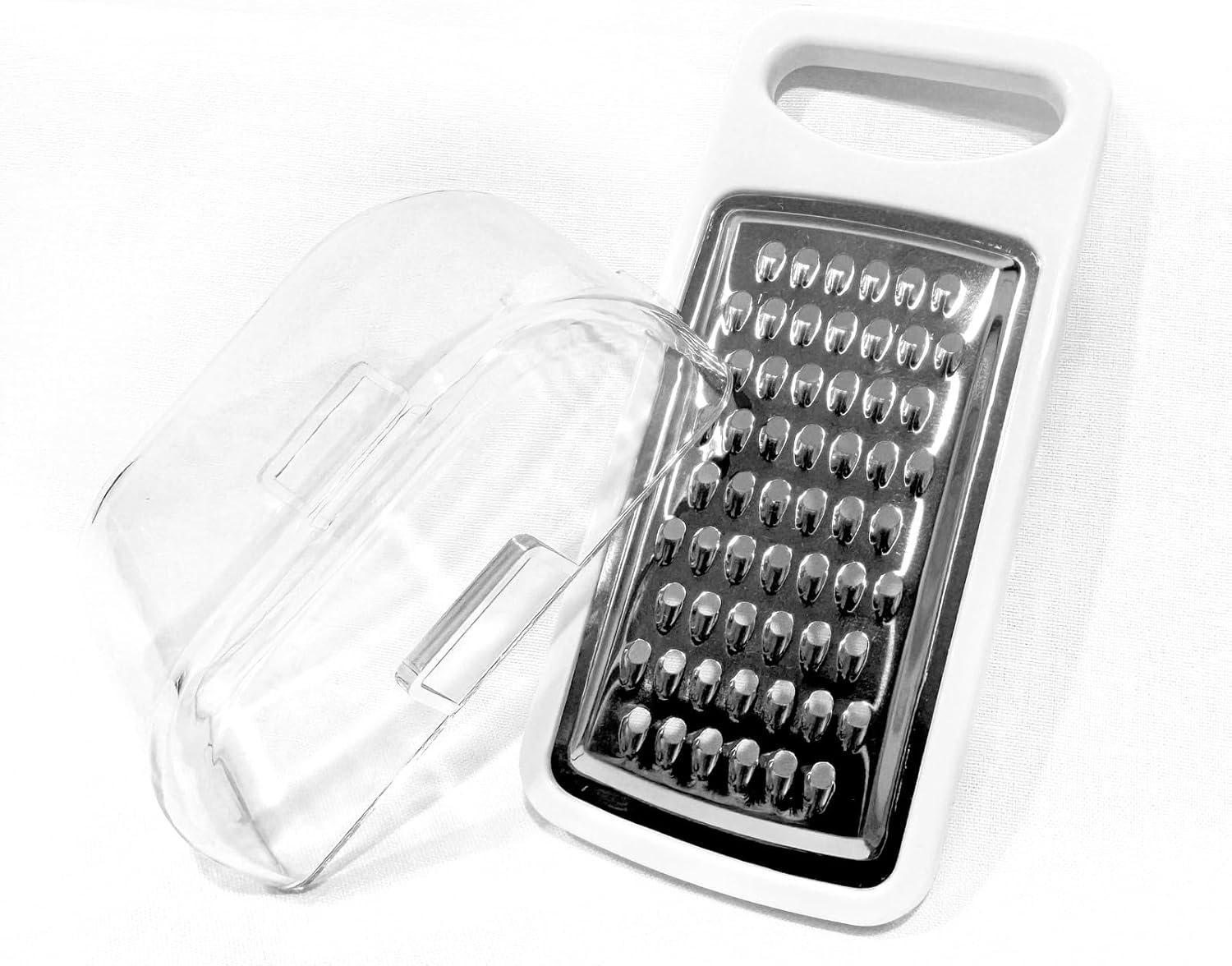 OZSTOCK Stainless Steel Box Grater with Storage Container &ndash; 13.5CM Cheese & Vegetable Grater, Sharp Blades for Effortless Shredding, Durable Kitchen Tool for Cheese, Vegetables, Fruits & Chocolate (1) image number 2