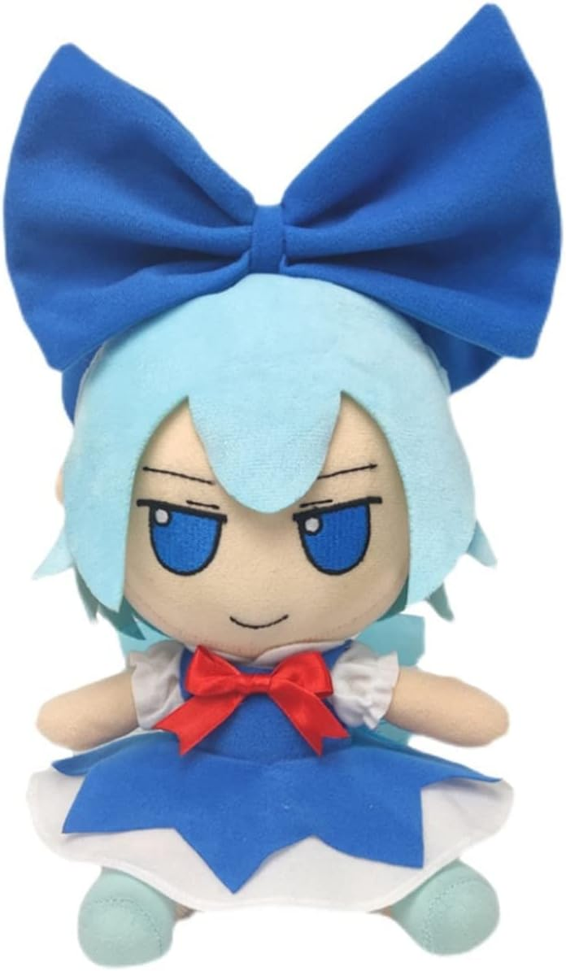 Anime Touhou Project Cirno Fumo Plush Doll Stuffed Plushie Figure Doll Toy Project Pillow Girls 20Cm Blue(Cirno)