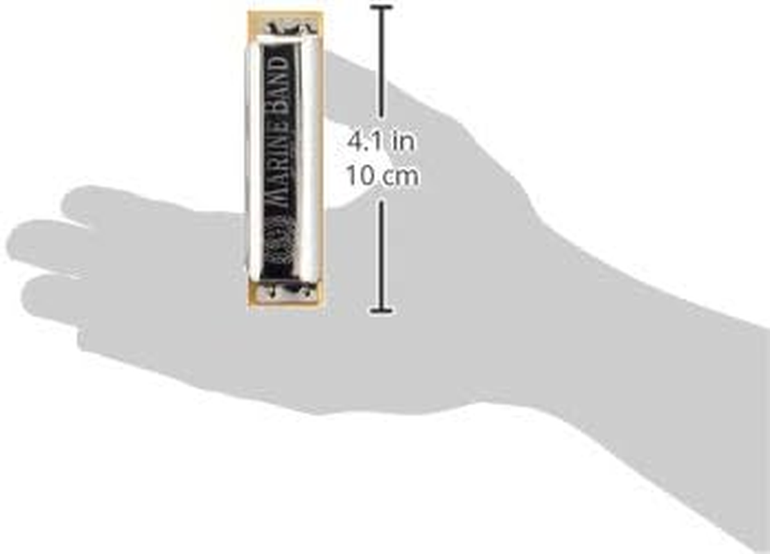 Hohner Marine Band 1896 G-Major Harmonica image number 3
