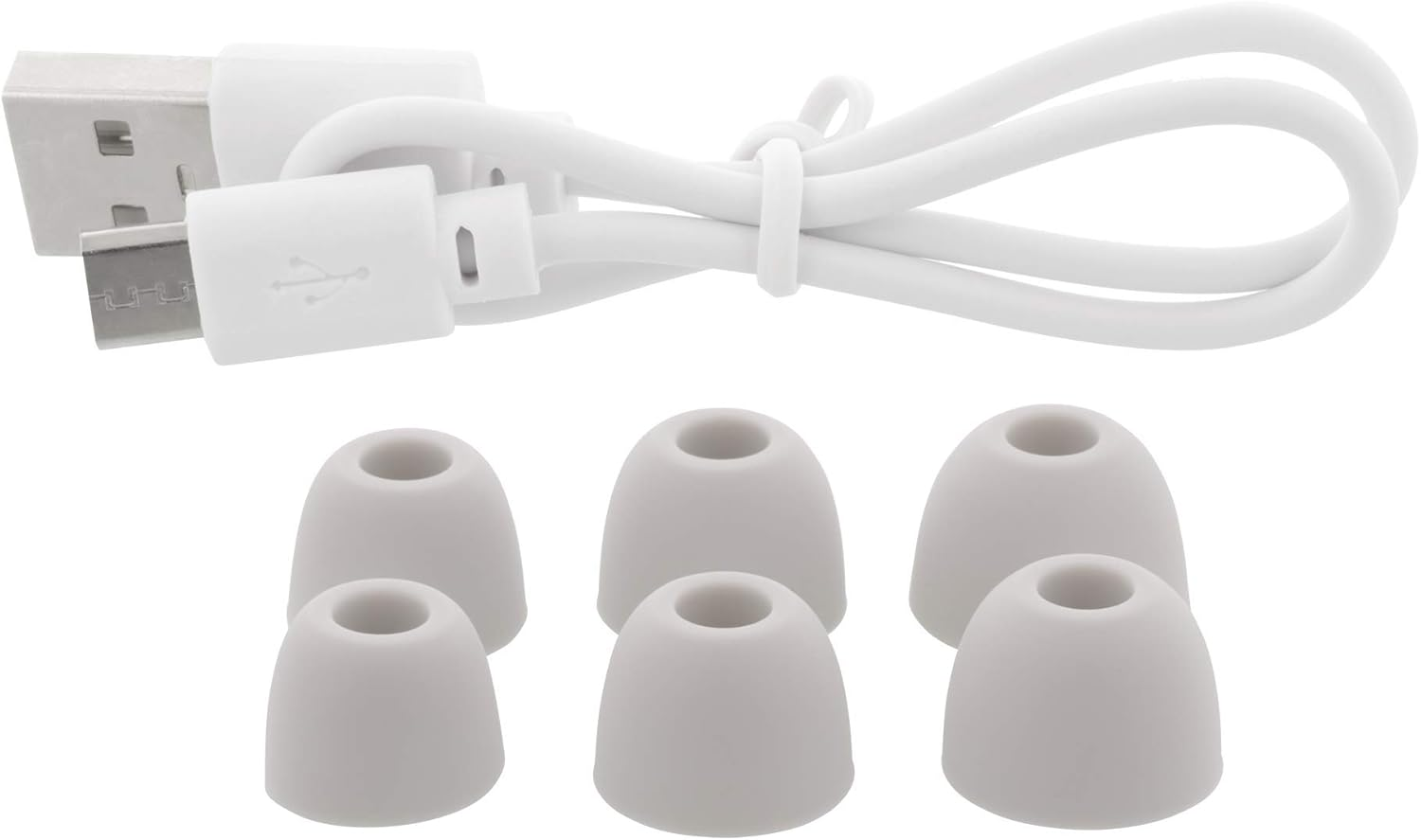 STREETZ TWS-002 Stereo Bluetooth Headphones, Wireless In-Ear Earbuds with Premium Sound Profile, Particularly Small and Lightweight, IPX6 Water Protection Class, Comfortable Hold, Bluetooth 5 (White) image number 6