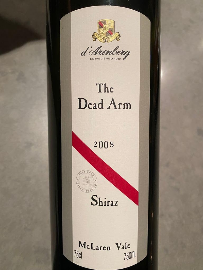 D'Arenberg Dead Arm Shiraz 2008