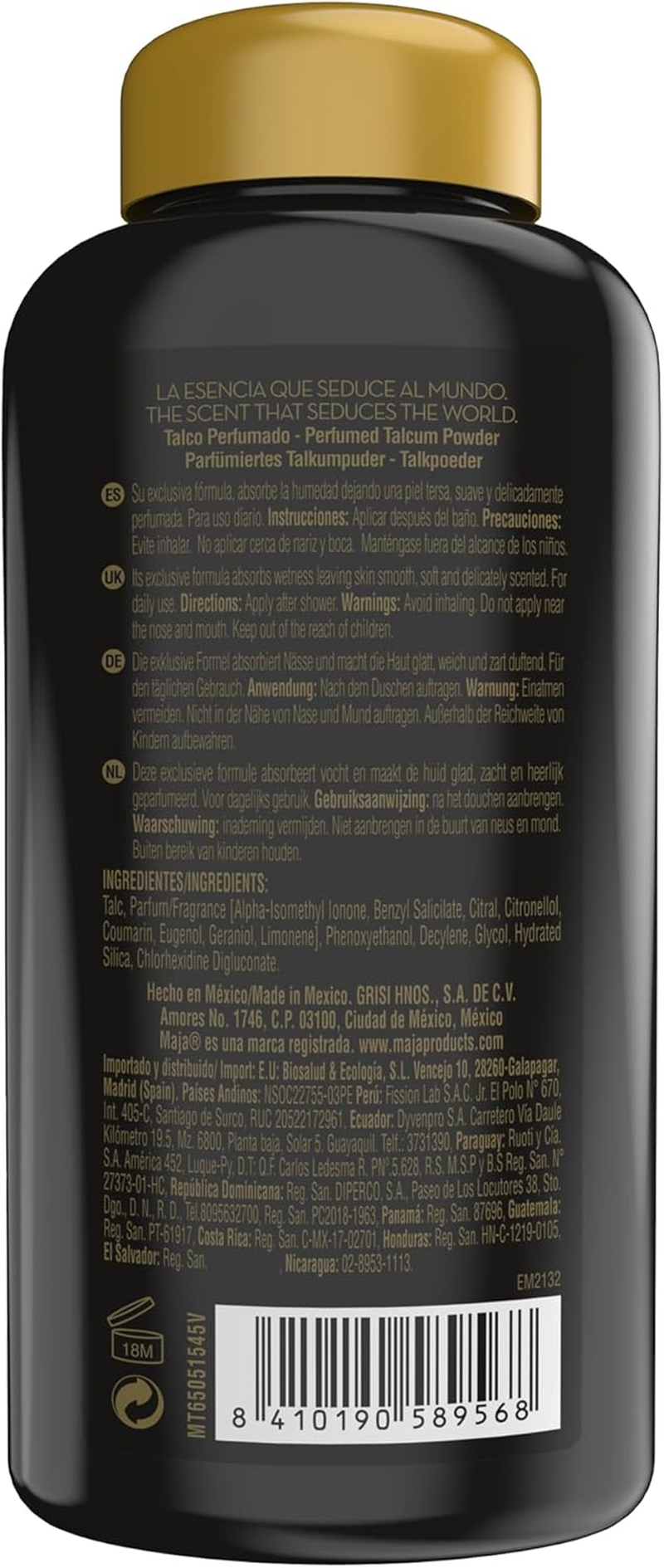 Maja Perfumed Talc, 100 G image number 3