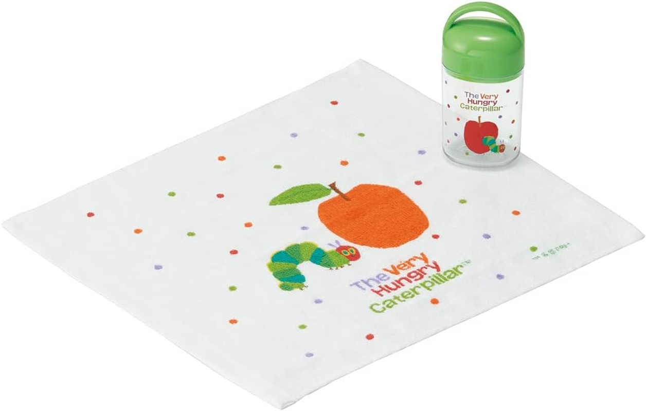 Skater OA5AG-A Anti-Bacterial Hot Towel Set with Case and Hot Towel, Harapeko, Made in Japan, 12.6 X 12.0 Inches (32 X 30.5 Cm)