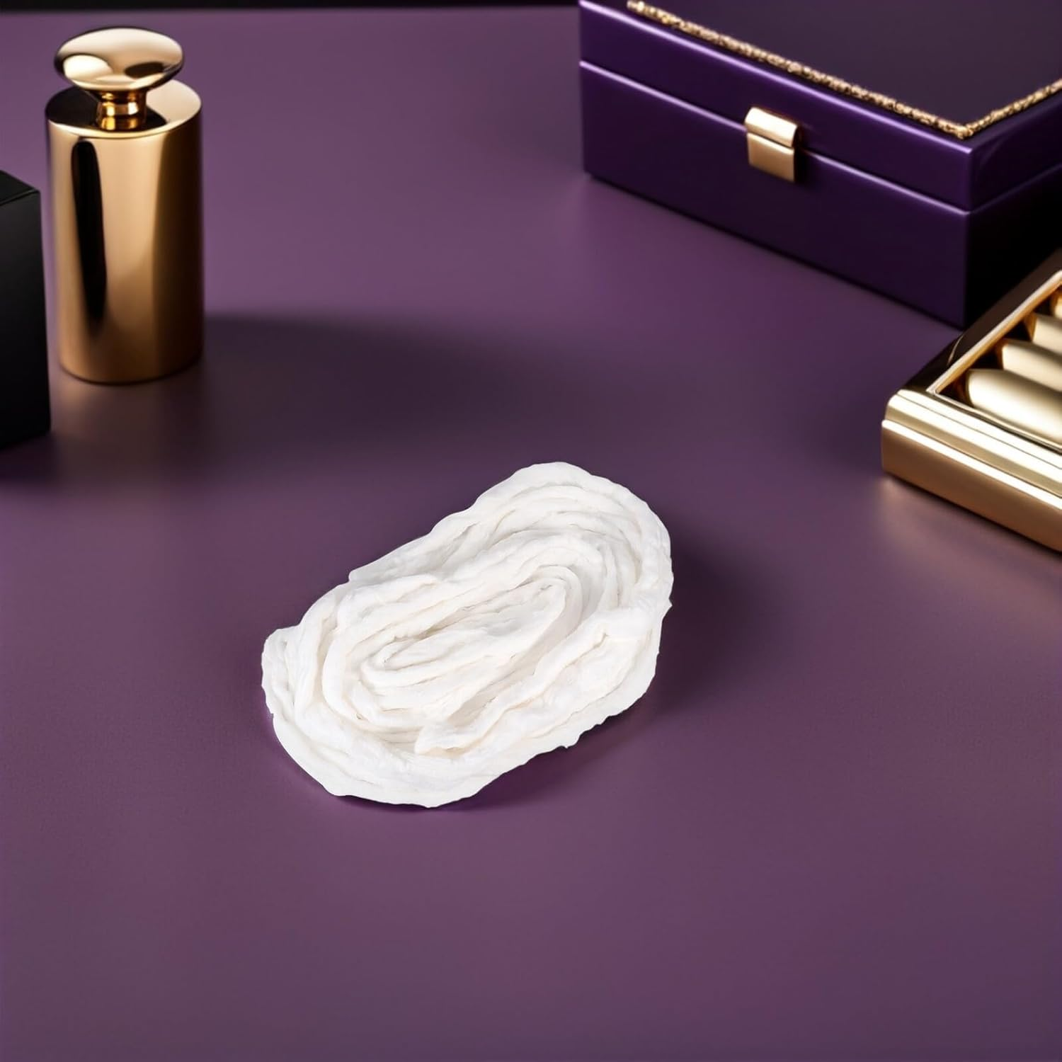 TOVINANNA Salon Cotton Roll for Makeup and Nail Art Soft Skin-Friendly Cotton Beauty Coil for Manicures Perms Facial Care Multipurpose Use at Home and Professional Salons image number 3