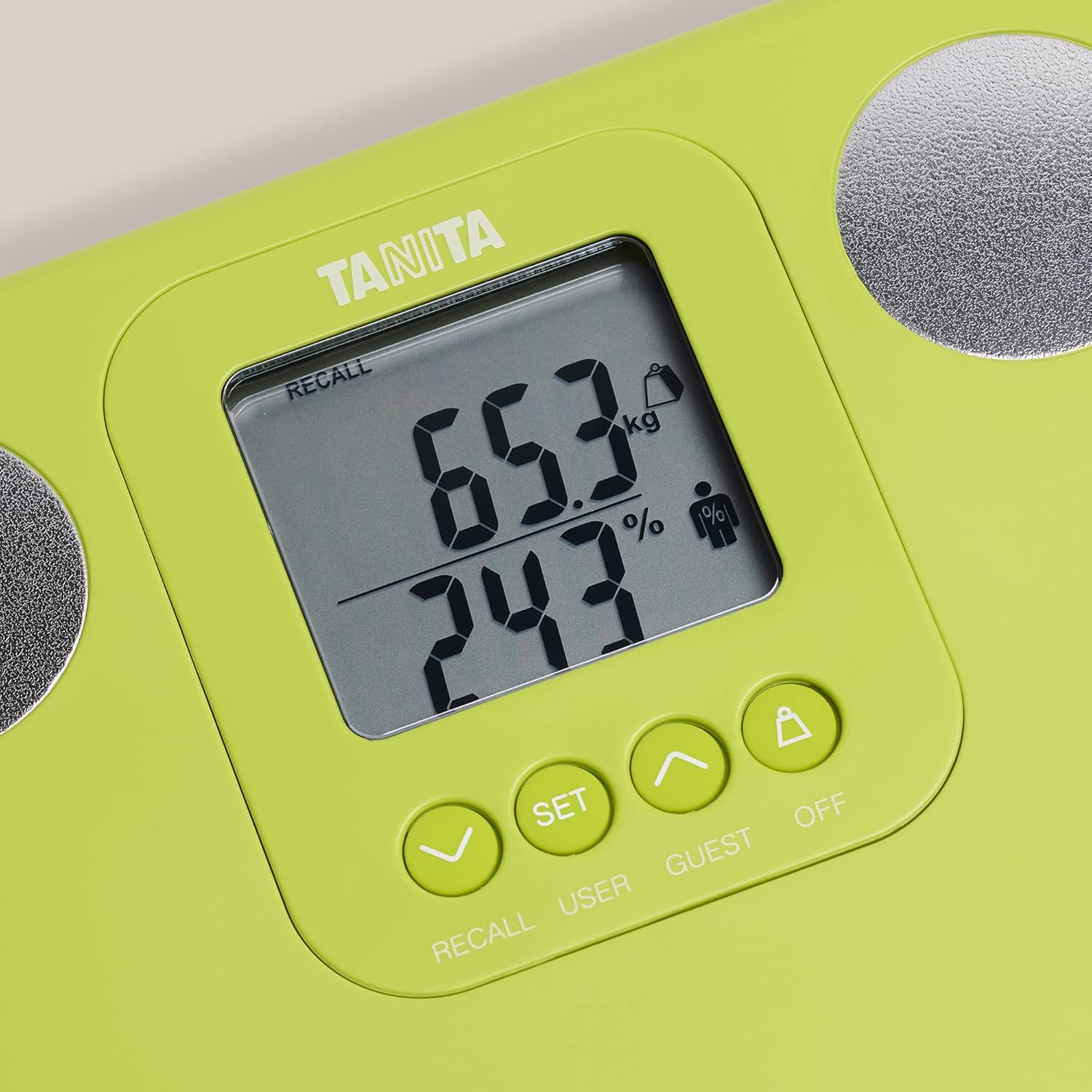 TANITA BC-730 Lightweight Compact Innerscan Body Analysis Monitor, Easy to Read, 9 Measurements Display, Green image number 1
