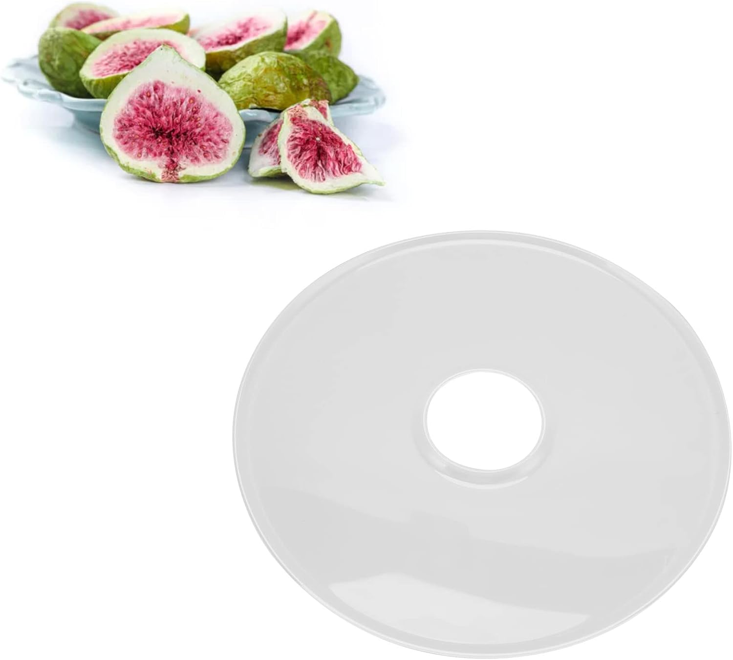 Silicone Dehydrator Sheet for High Liquid Food Dehydration - Food Dehydrator Water Tray for Nesco FD660 - Specialty Appliances for Food Dehydration (Transparent) - Green image number 2