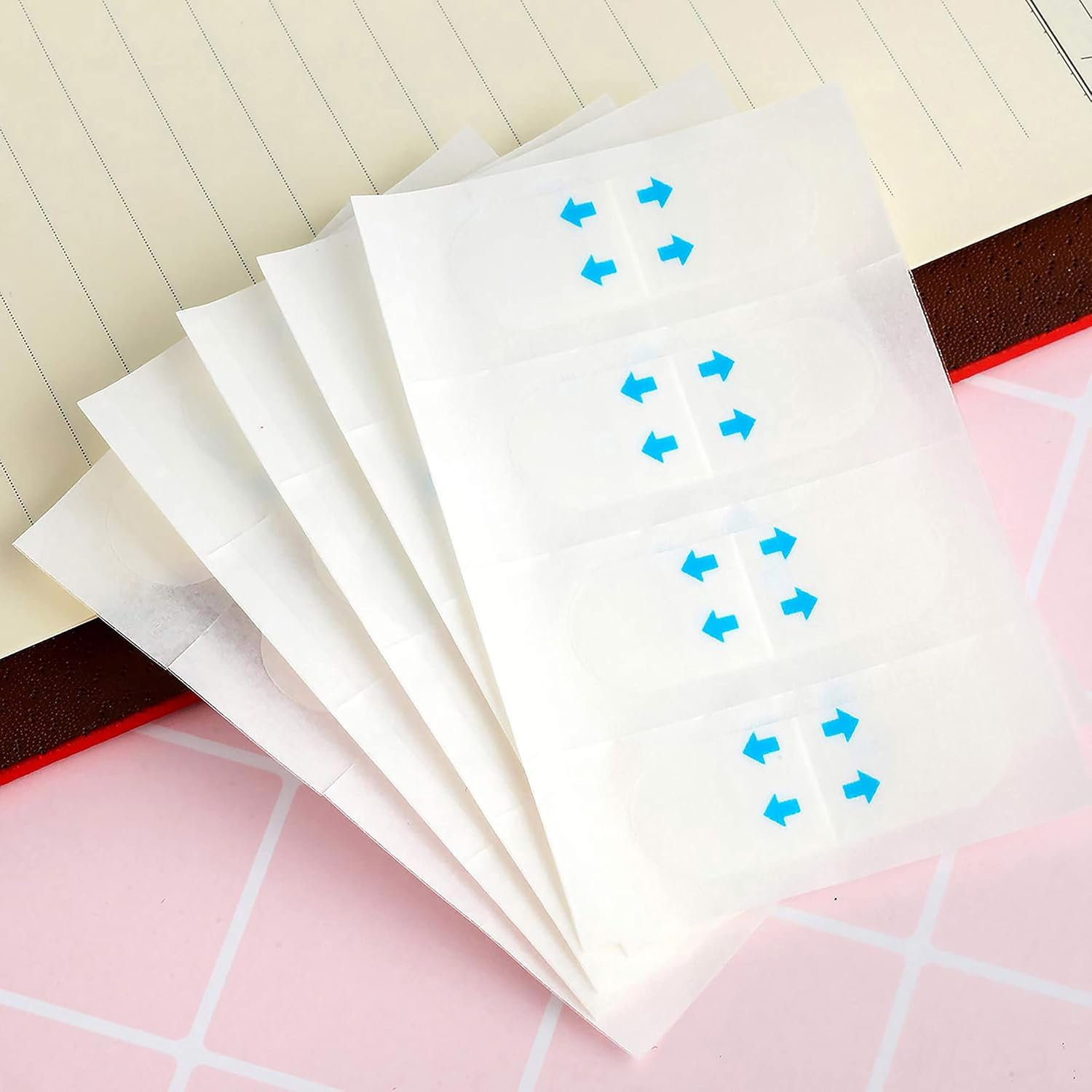 200 Pieces Face Lifting Sticker Face Lift Tape Invisible Thin Face Stickers V-Shape Face Lift Tape Make-Up Face Lift Tools for Face image number 5