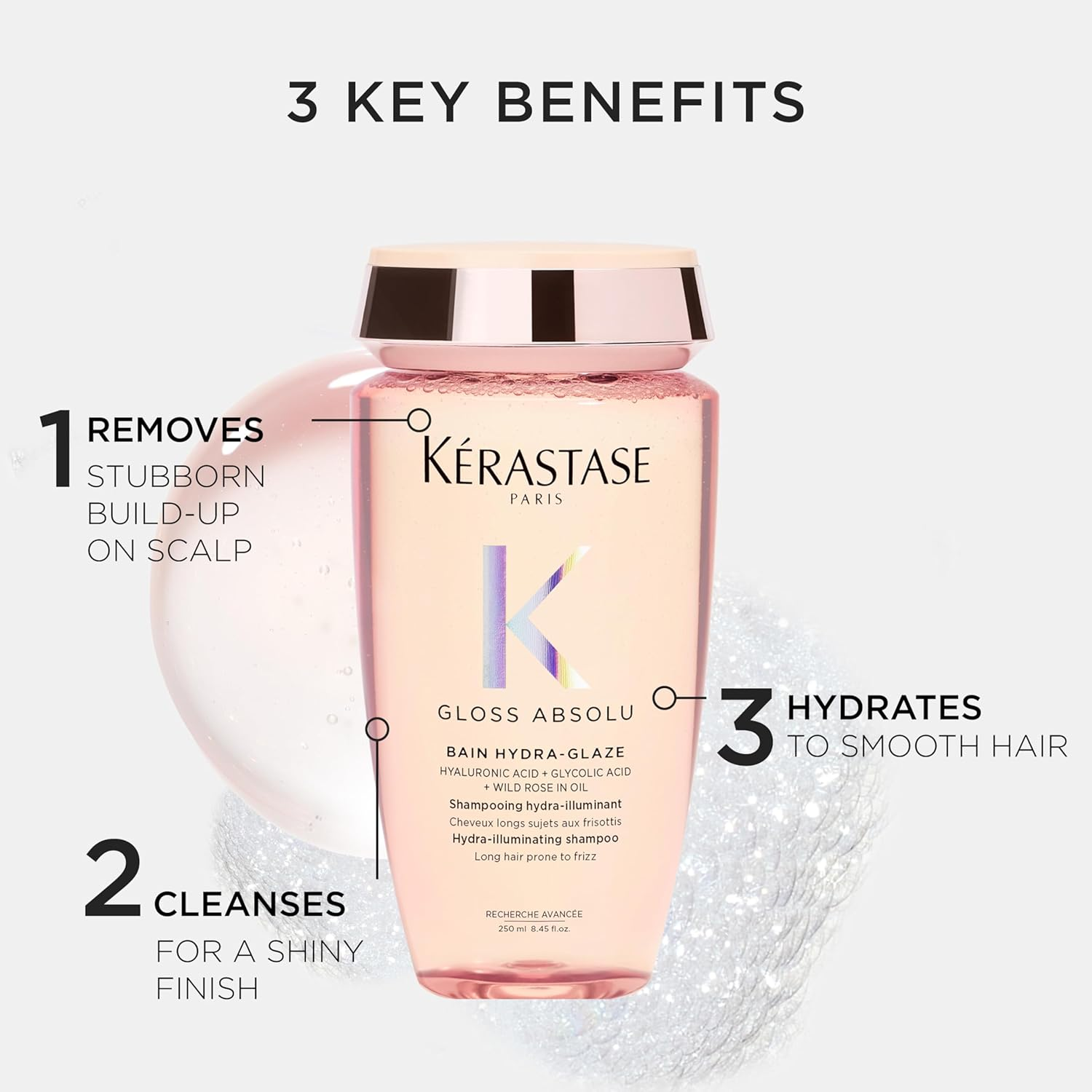 Kerastase Gloss Absolu Bain Hydra-Glaze Shampoo 250Ml image number 1