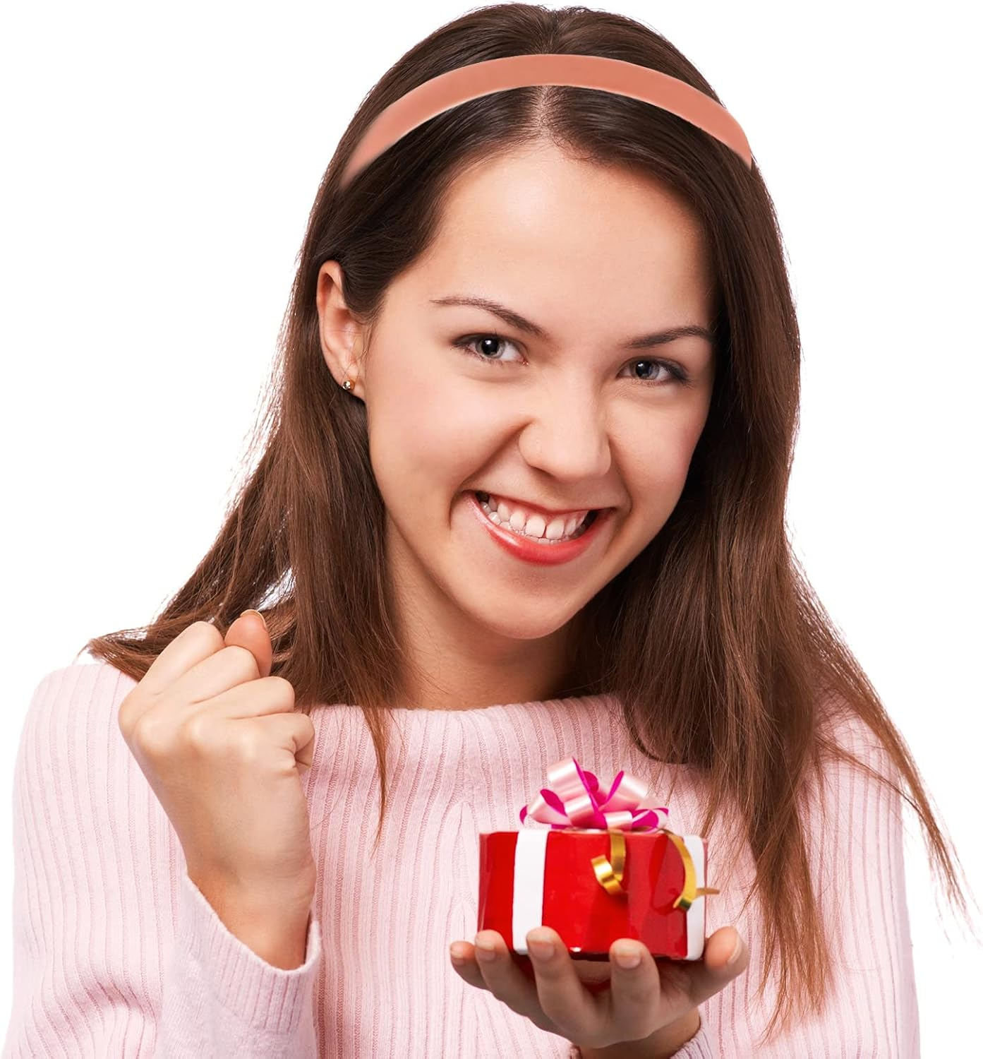 Duufin 12 Pieces Variety Plastic Hair Headbands with Non-Slip Teeth Combs for Girls and Women, 12 Colors image number 5