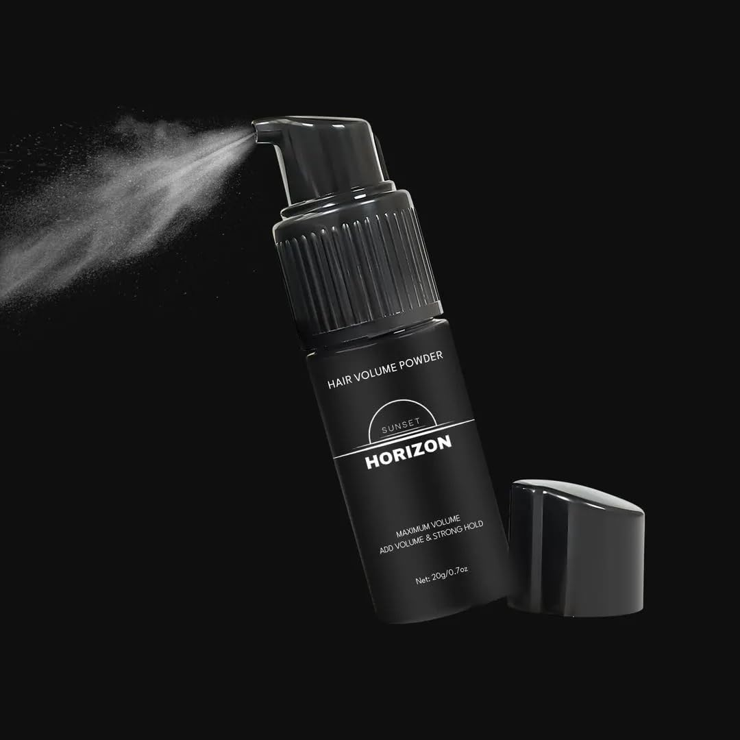 SUNSET HORIZON Texture Powder - Styling & Volumizing Powder, for All Hair Types, Spray Bottle - Matte Finish & Strong Hold - 20 Grams