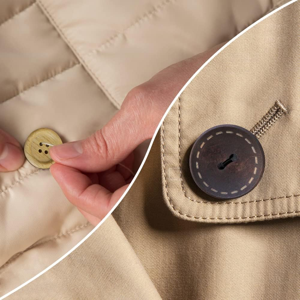 TCOTBE 600 Pcs Assorted Sizes Wooden Buttons Mixed Colors Coconut Shell Wood Handmade Ornament Buttons for Sewing Decorations DIY Arts and Crafts Manual Button Painting image number 2