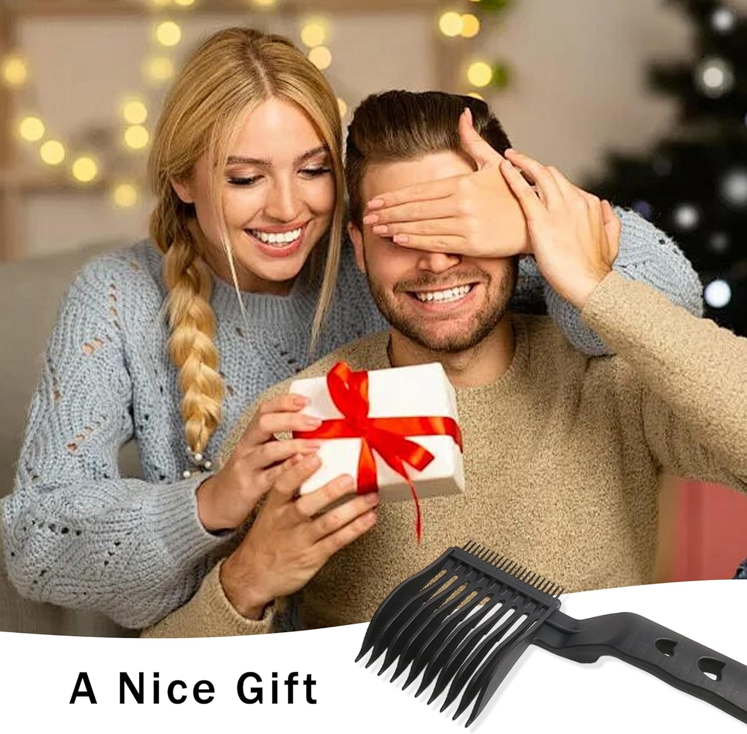 Blend Friend Fade Comb,Professional Barber Comb for Men Haircut Hair Fade Tool for Home,Salon or Professional Use (One Size, Pound, 1) image number 6