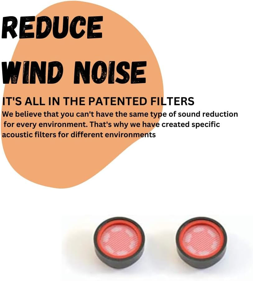 EGGZ Motorbike Riding Earplugs - Motorbike Earplugs Reducing Wind Noise and Lower Sounds by 24Db image number 3