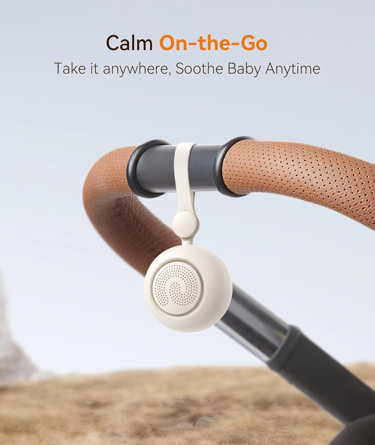 Dreamegg Portable White Noise Machine Baby - Sound Machine for Baby, 19 Soothing Sounds, Night Light, Timer, Memory, White Noise Machine for Baby Stroller Car Seat, Baby Sleep Soother for Travel Gift image number 1