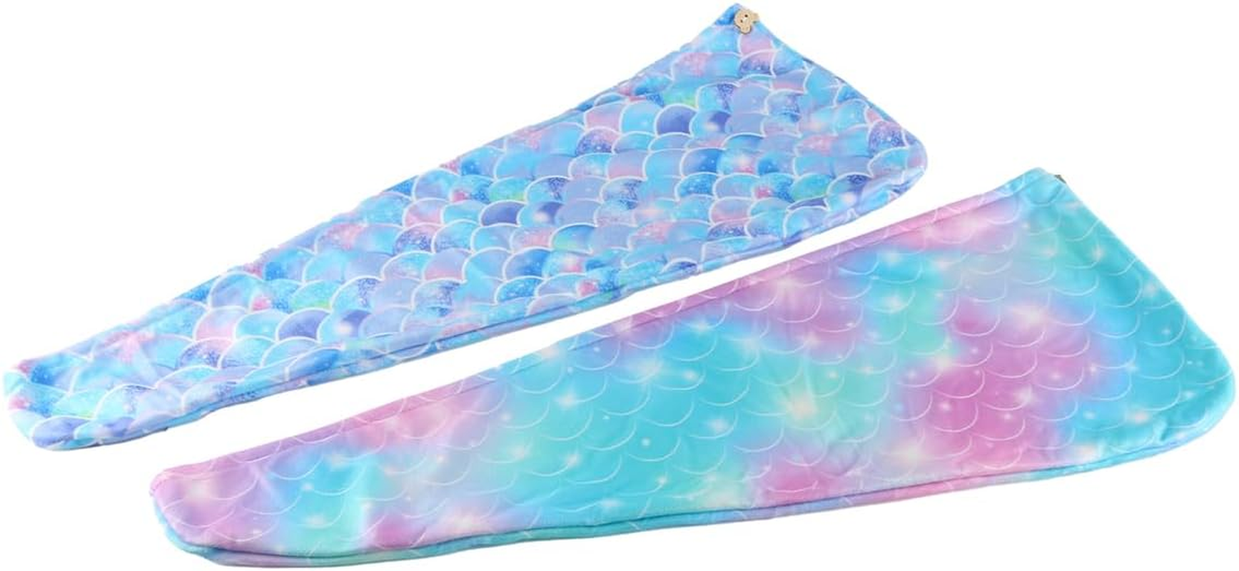 Gorise 2 Microfibre Hair Towels with Buttons Fast Drying Towel Super Absorbent for Wet Hair image number 2