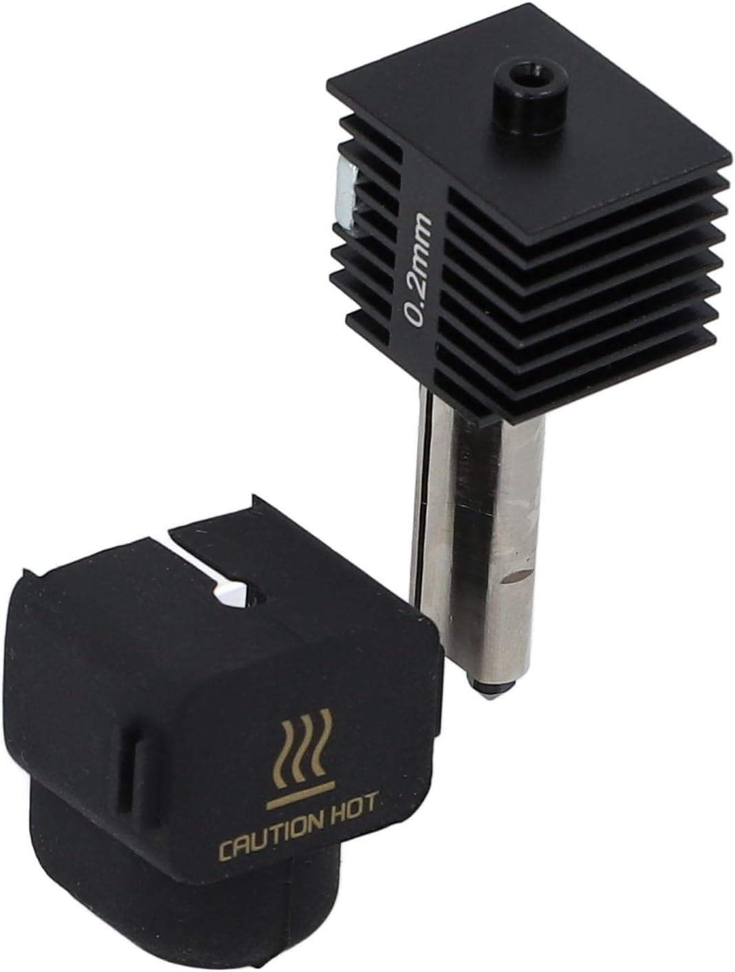 Hardened Steel Nozzle, 3D Printer Hotend Kit Easy to Replace Abrasion Resistant High Thermal Conductivity for Extruder Replacement (0.2Mm) image number 3