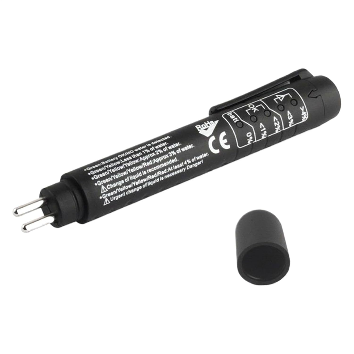 Coolant Tester Pen,Antifreeze Testers with Led Indicator Display | Brake Fluid Test Strips, Fluid Liquid Oil Moisture Analyzer, Quick Detection for Car image number 5