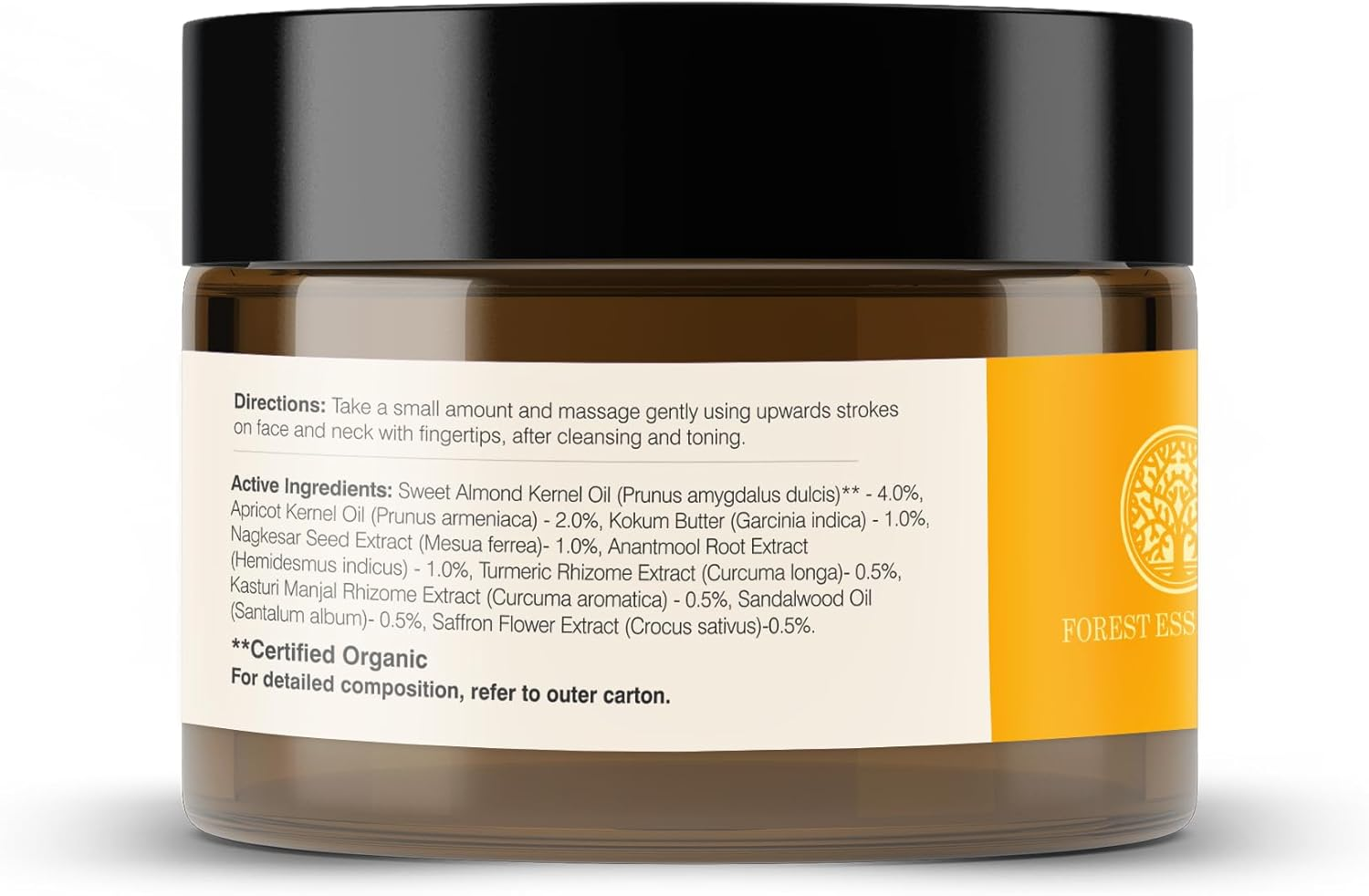 Forest Essentials Sandalwood and Saffron Night Treatment Cream, 50G image number 6