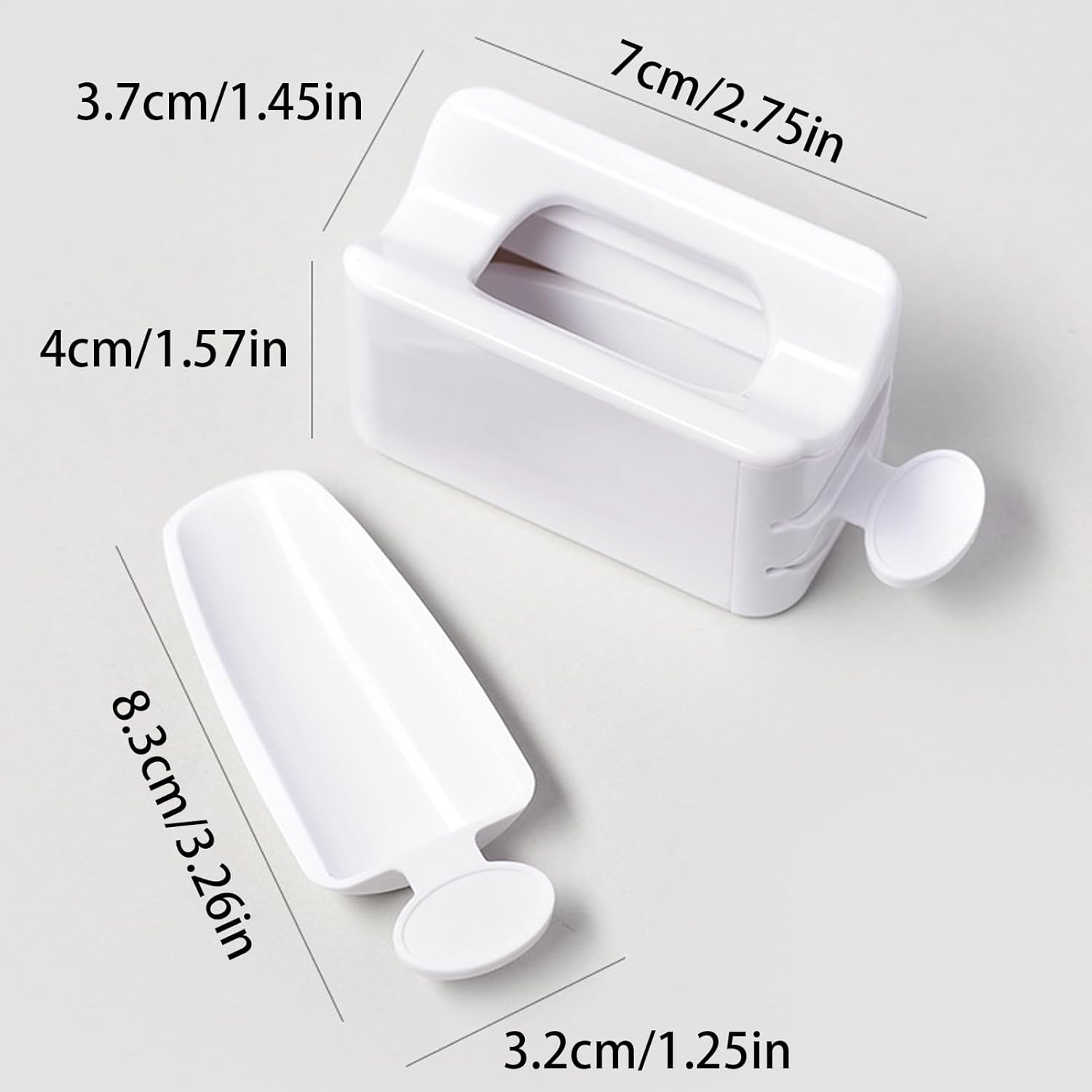 French Tip Nail Dipping Powder Collector Kit with Spoon and Funnel, Nail Dip Powder Recycling Tray, Glitter Catcher Tray for Nails, Manicure Accessories image number 6