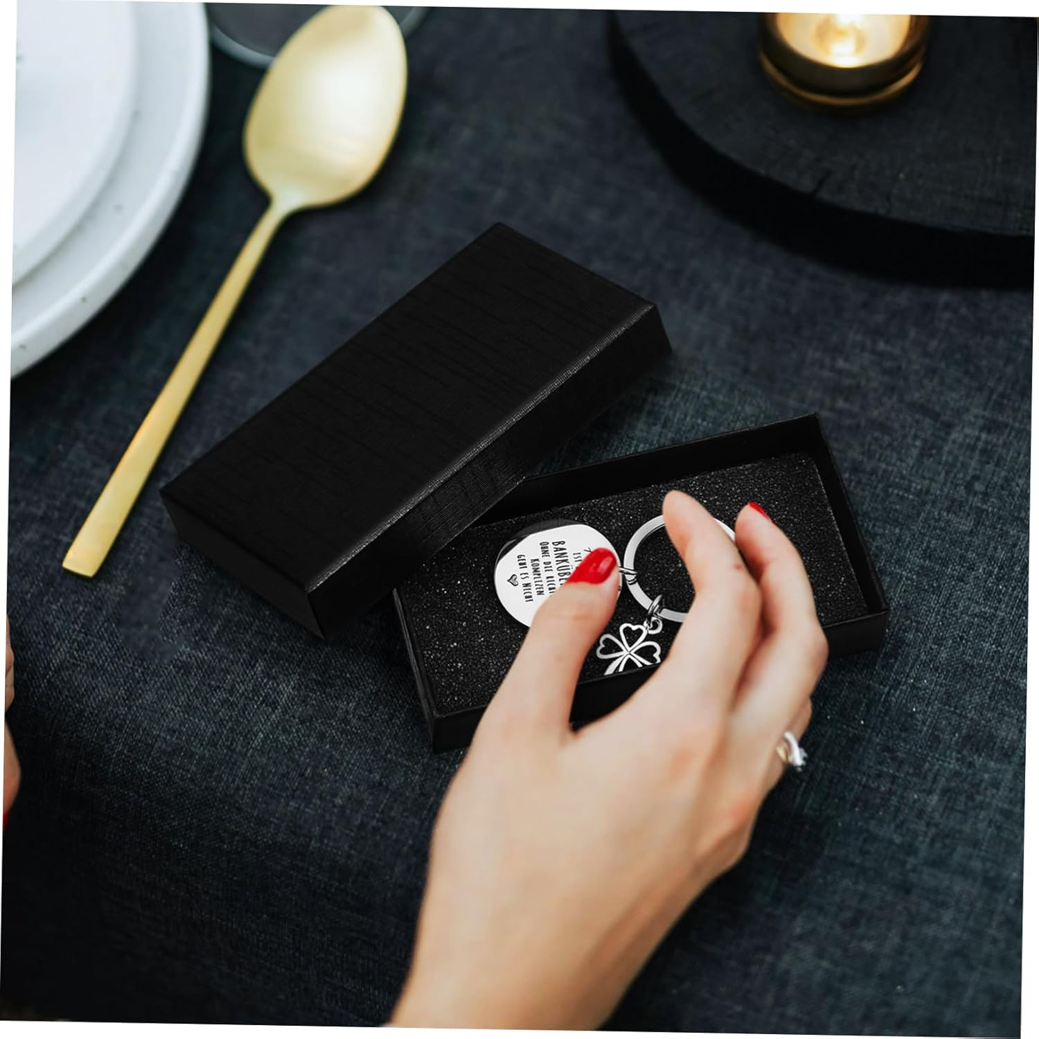 WOFASHPURET 6Pcs Keychain Rings Key Charms Keychain Pendant Boxes for Women Key Accessory Bag Pendant Backpack Aesthetic Creative image number 3