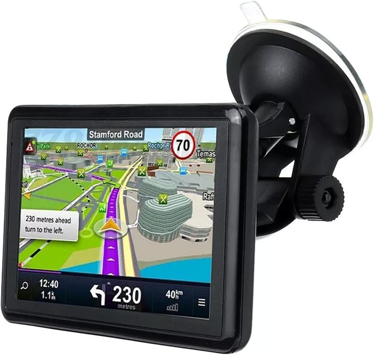 5 Inch 4G GPS Navigator System Touch Screen Car Truck Navigation AU Map image number 3