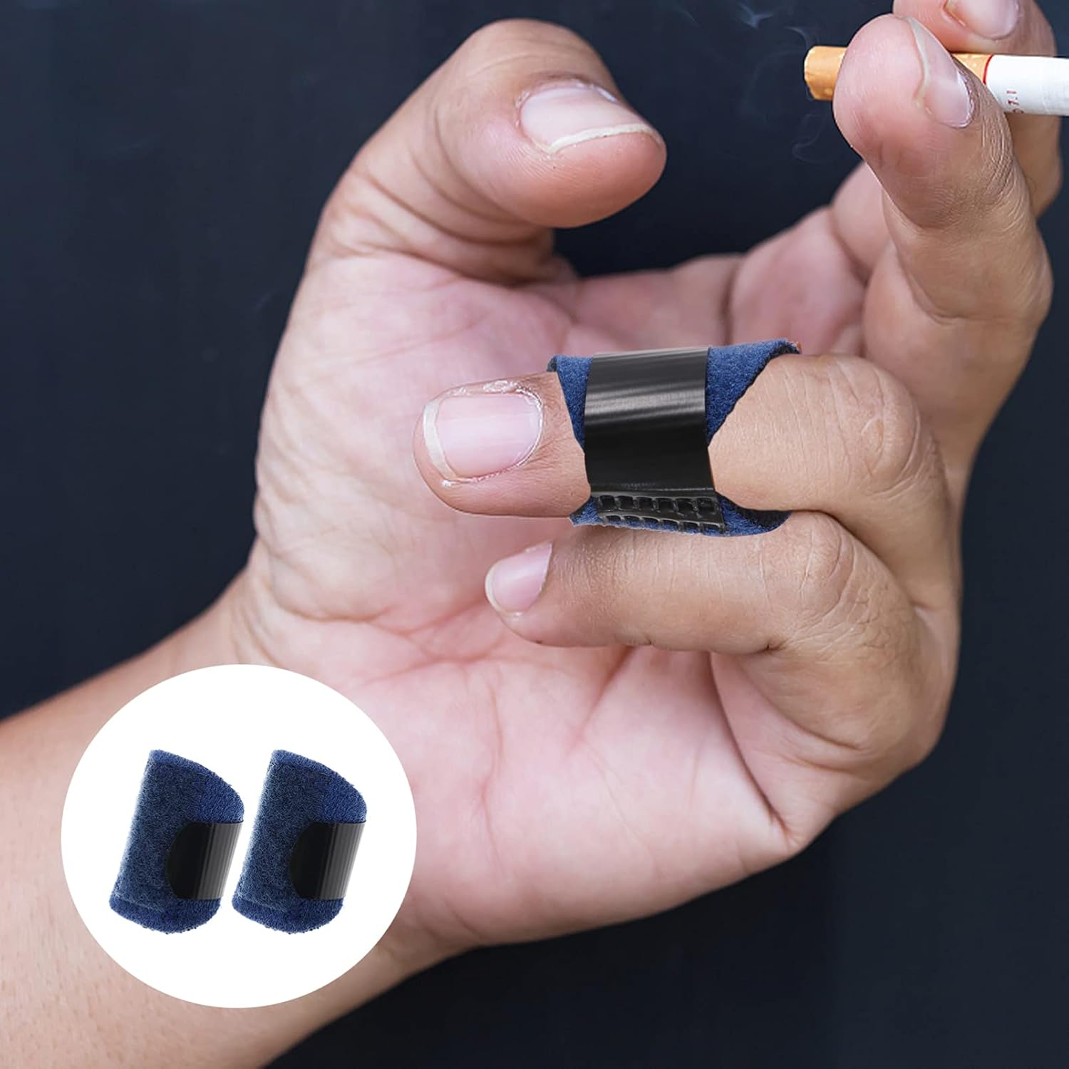 2Pcs Splint for Mallet Support Braces with Support Bar for Relief and Stabilization