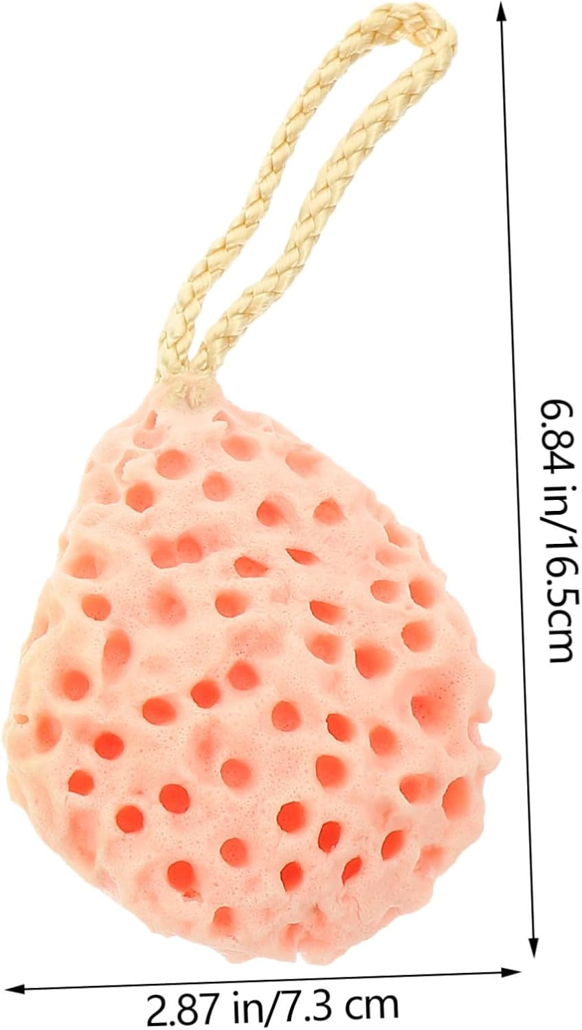 Beatifufu 3Pcs Portable Face Scrubbers Facial Cleansing Sponge Exfoliating Cleansing for Face image number 2