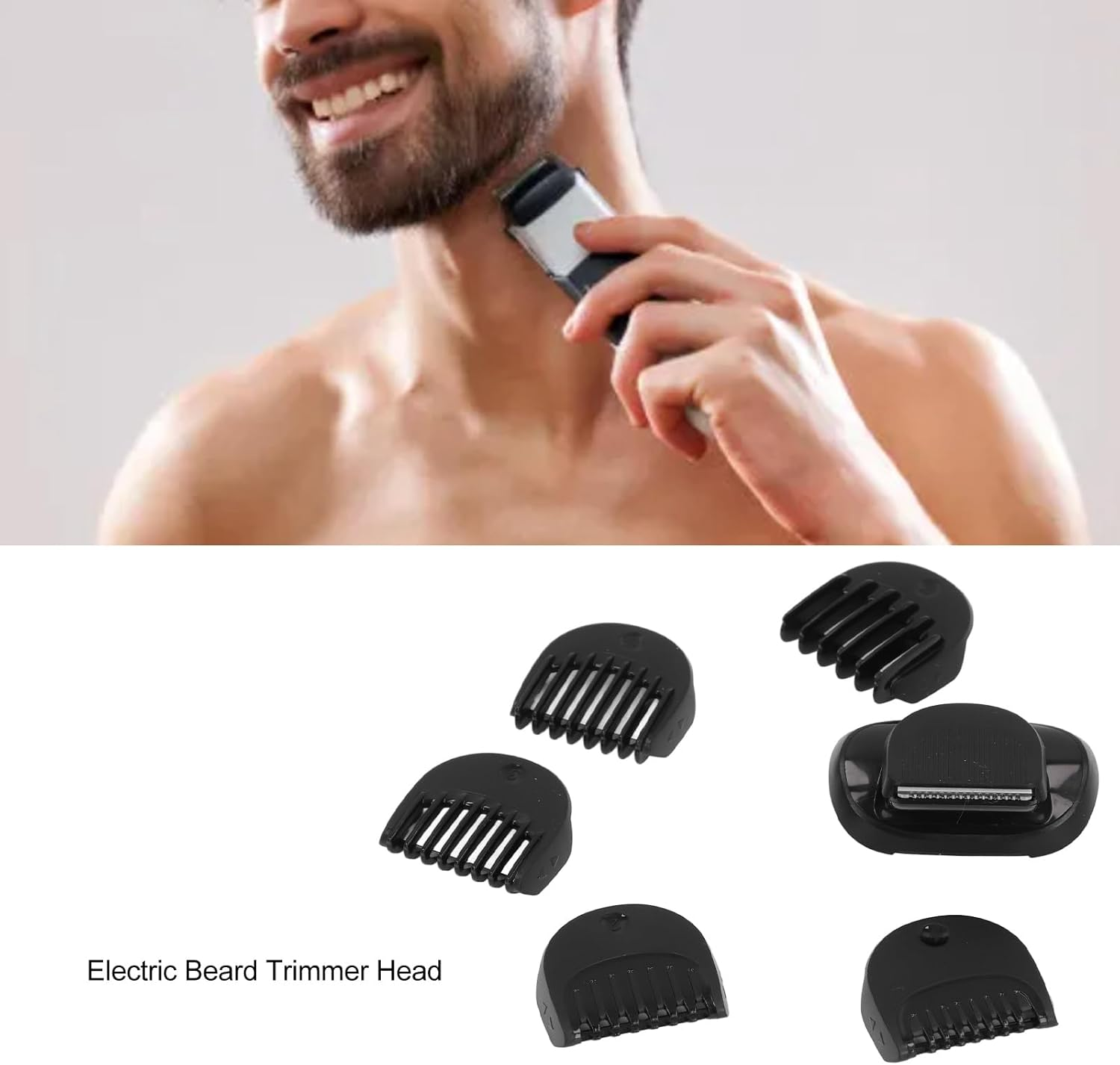 Beard Trimmer Attachment for Series 5 6 7 Electric Razors, 1/2/3/4/5/6/7Mm Replacement Shaver Guide Combs for 5018S 5020S 5035S 5049Cs Electric Shavers image number 2
