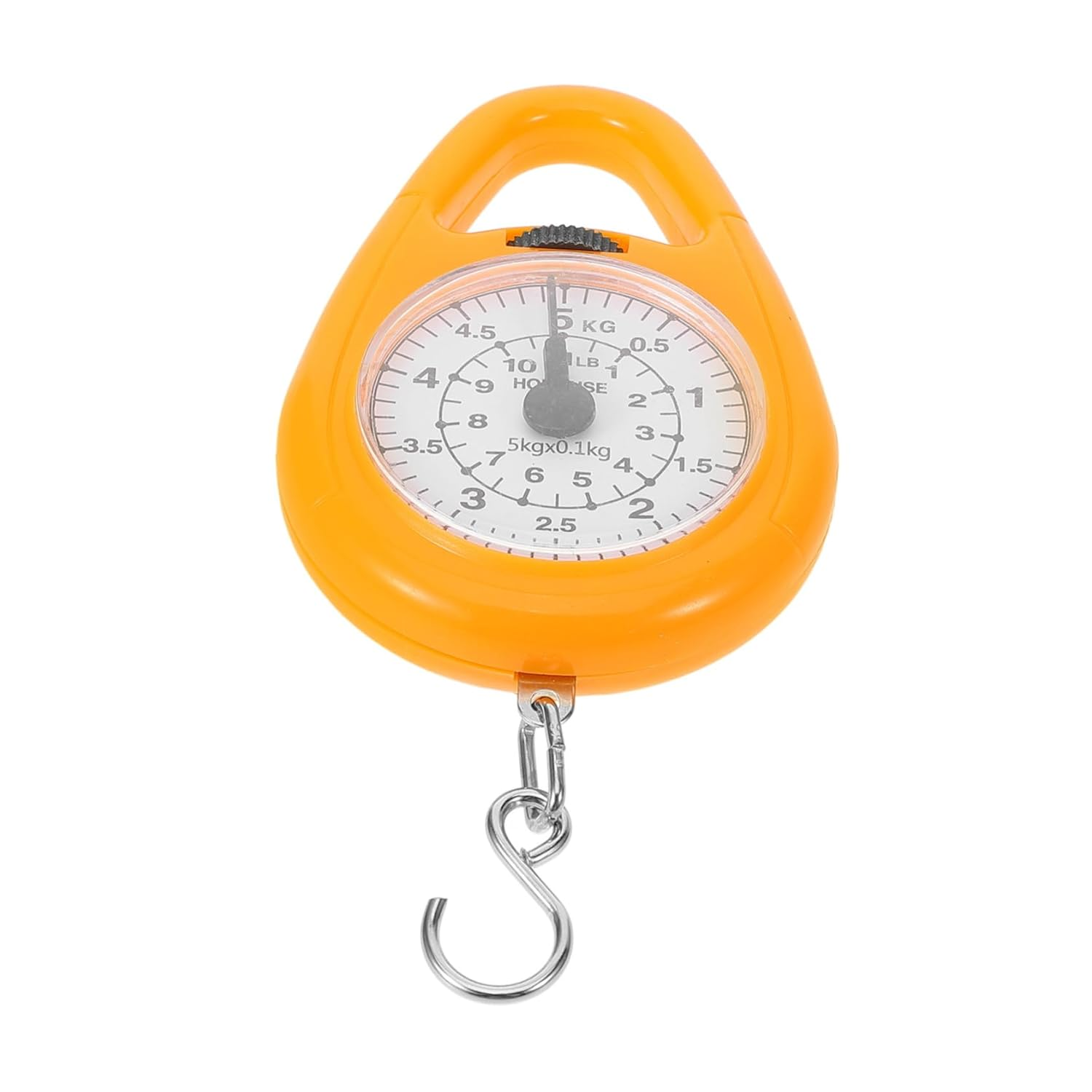 CATIEBYE Spring Scale Small Hanging Scale Portable Mechanical Handheld with Hook Travel Lightweight and Compact for Suitcase Use