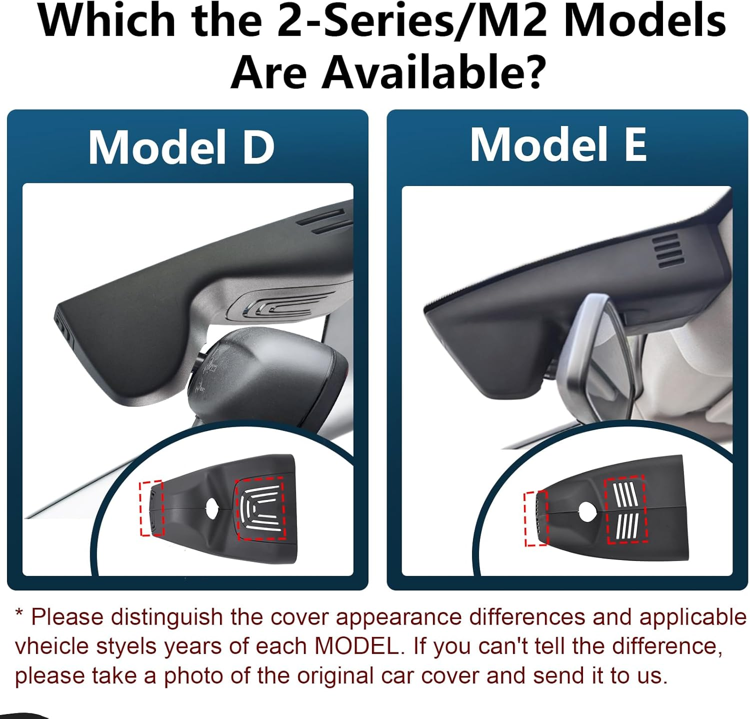 4K Dash Cam Custom for BMW 2 Series Coup&eacute; Convertible F22 F23 G42 Active Tourer Gran Tourer F45 F46 U06 Gran Coup&eacute; F44 M2 F87(Model B), OEM Style, 2160P UHD Video, Wifi & APP, GPS, 64GB Card image number 1