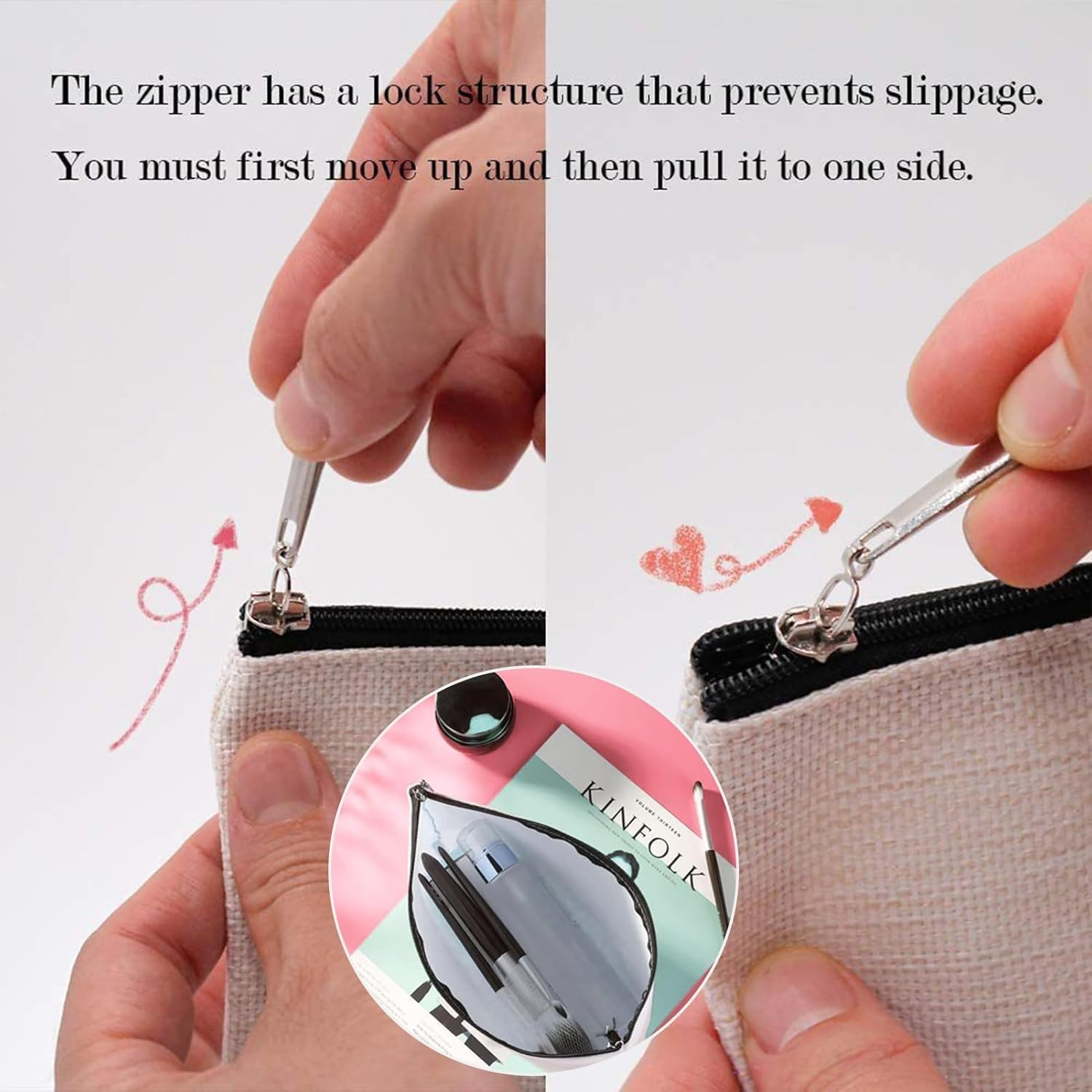 Singer Tour Gift Music Lover Makeup Bag， Pop Star Musician Merch Cosmetic Bag，Singer Version Gift Album Name Cosmetic Bag ，Music Lover Gift Canvas Makeup Bag ，Singer'S Merchandise for Fans (1) image number 1