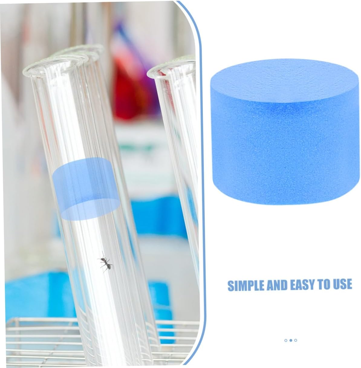 10Pcs Ant Nest Moisturizing Cotton for Ants Farm Test Tube Water Feeder and Nest Accessories Moisture Control Kit image number 6