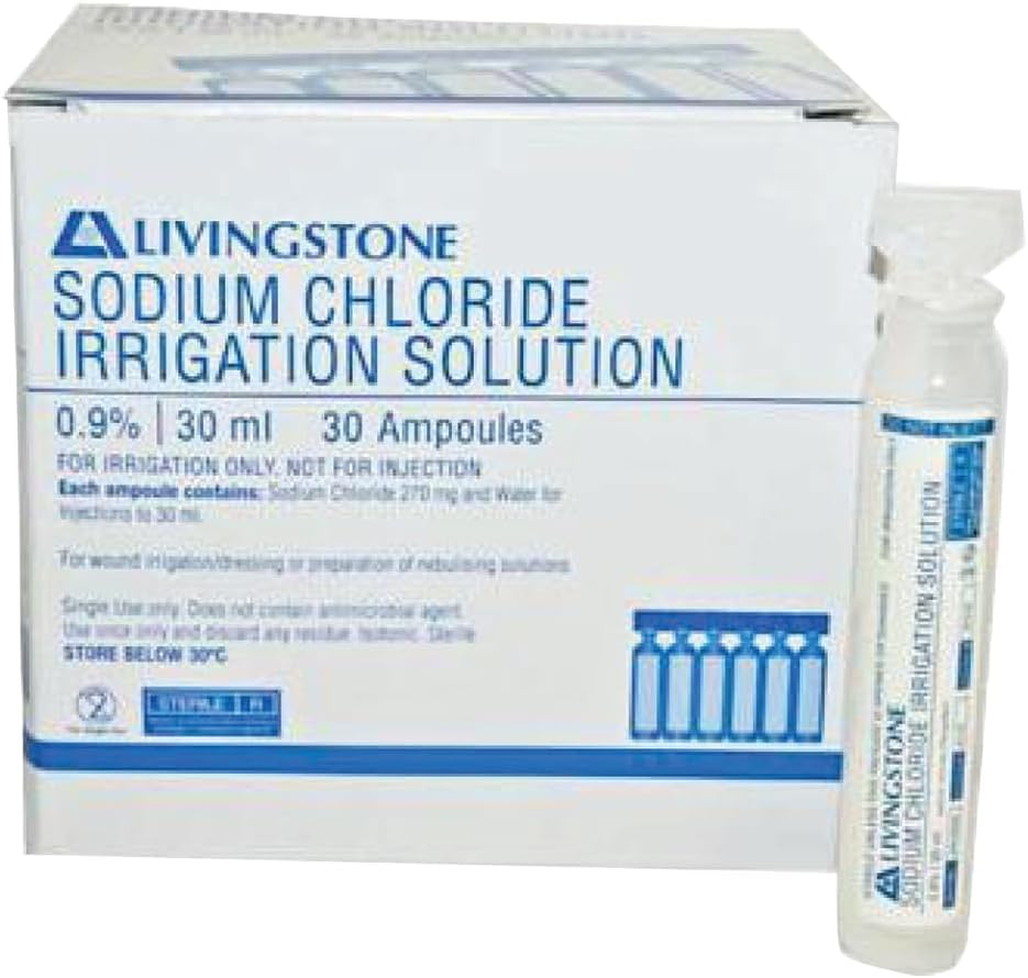 Livingstone Saline Eyewash and Wound Irrigation Sterile 30 Ml