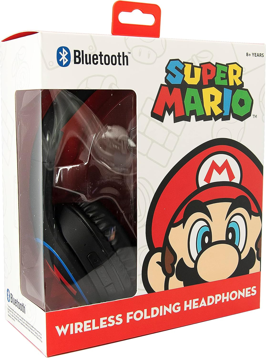 OTL SM0698 Super Mario Icon Wireless Folding Headphones image number 3