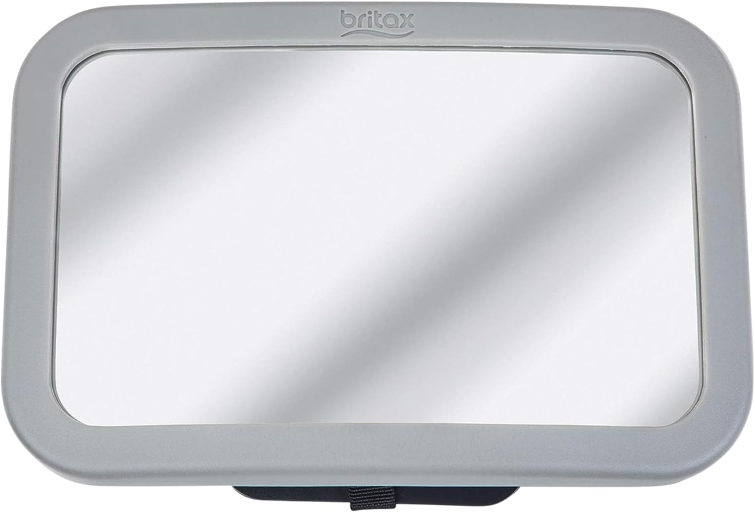 Britax Back Seat Mirror, Shatter-Proof, Extra Large Mirror with Adjustable Attachment Straps, View Rear Facing Baby (39571)
