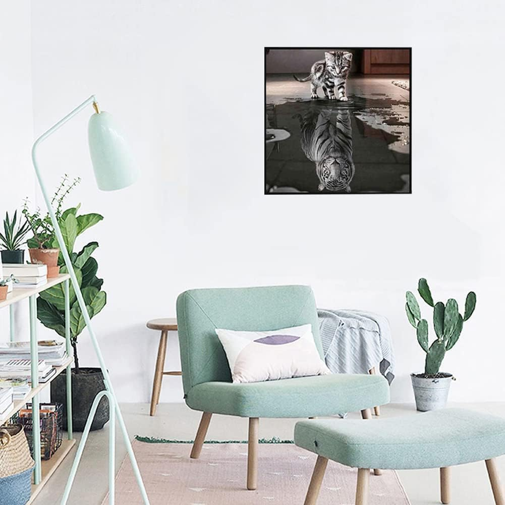 3 Pack Diamond Painting Kits for Adults, Betterjonny Cute Cat Diamond Painting by Number Kits DIY 5D Full Drill Crystal Rhinestone Arts and Crafts Perfect for Home Wall Decor(30 * 40Cm,30 * 30Cm) image number 6