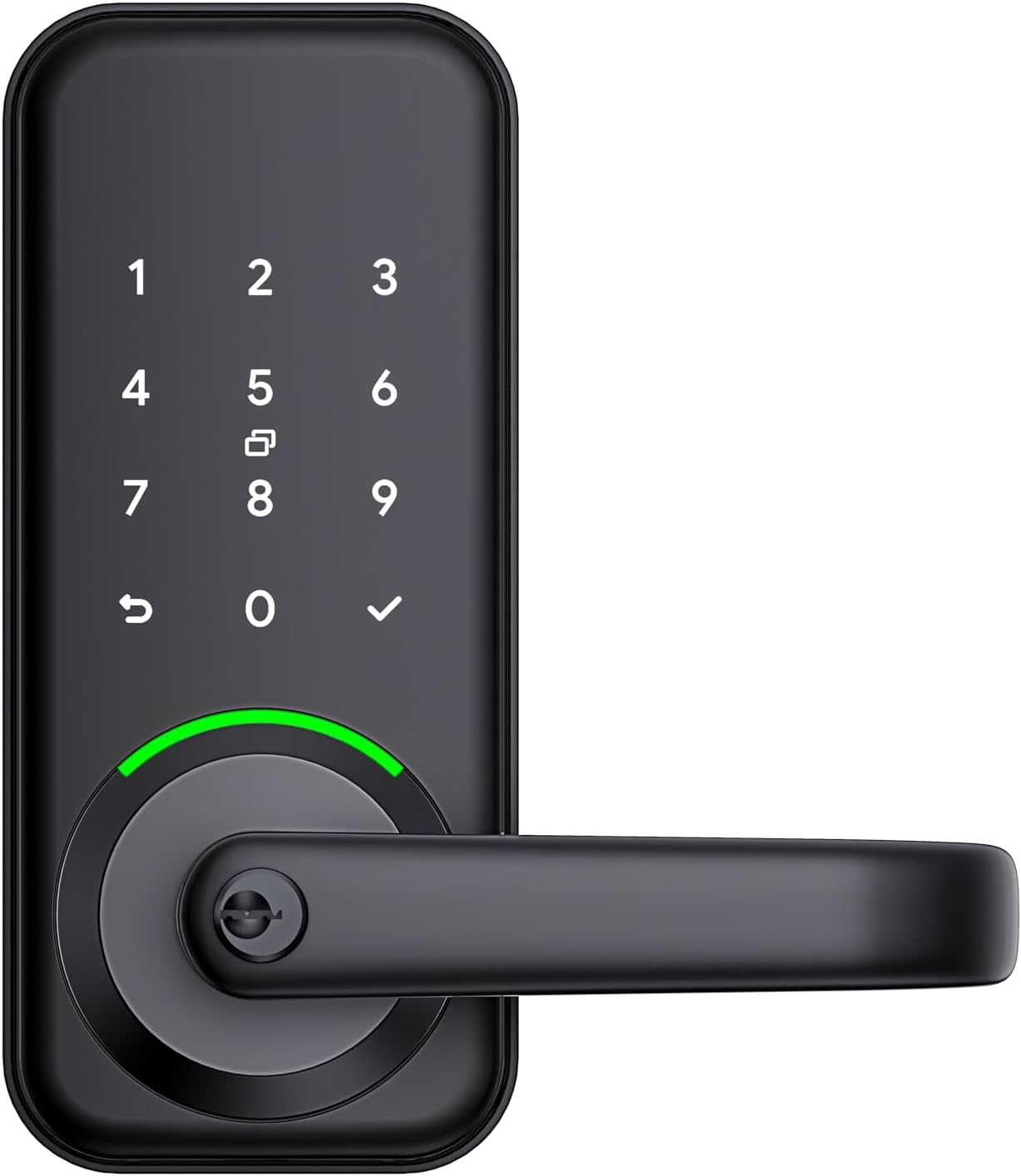Gainsborough Haven Smart Lock Entry Lever, Black, Keyless Digital Keypad, Auto-Locking image number 6