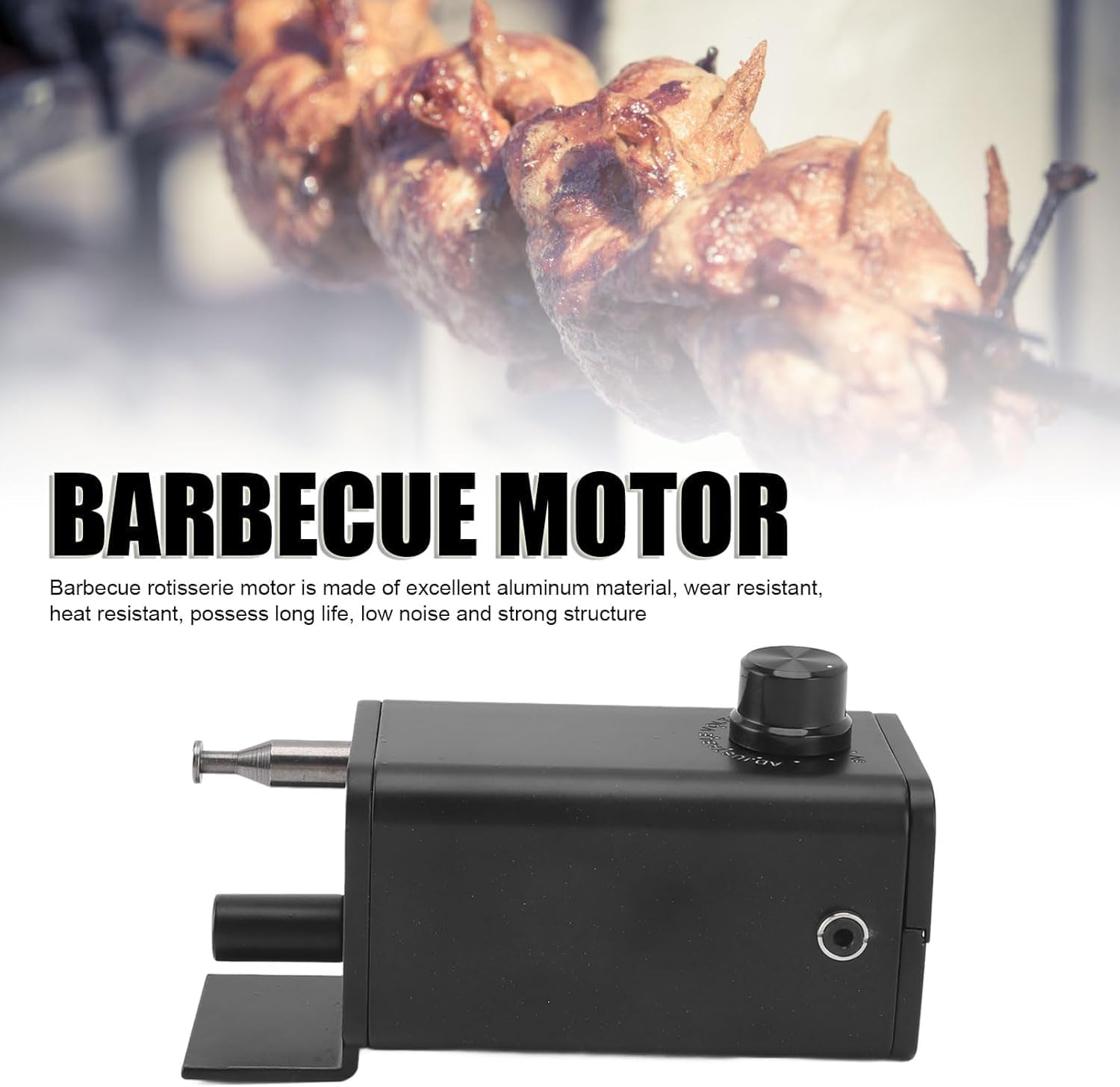 Barbecue Rotisserie Motor, Strong Structure, Easy to Use for Family Dinner, Outdoor Barbecue, Hotel Kitchen image number 3