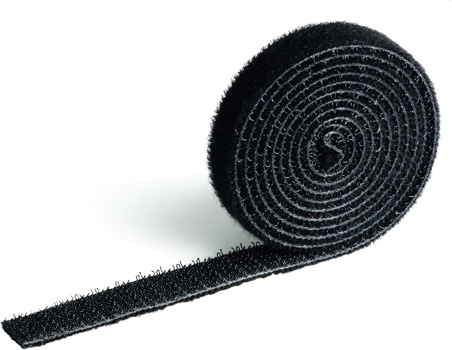 Durable 503101 CAVOLINE Grip 10 Black 10Mm Hook & Loop Cut to Size Cable Management Tie, Reusable Cable Tidy Wrap image number 6