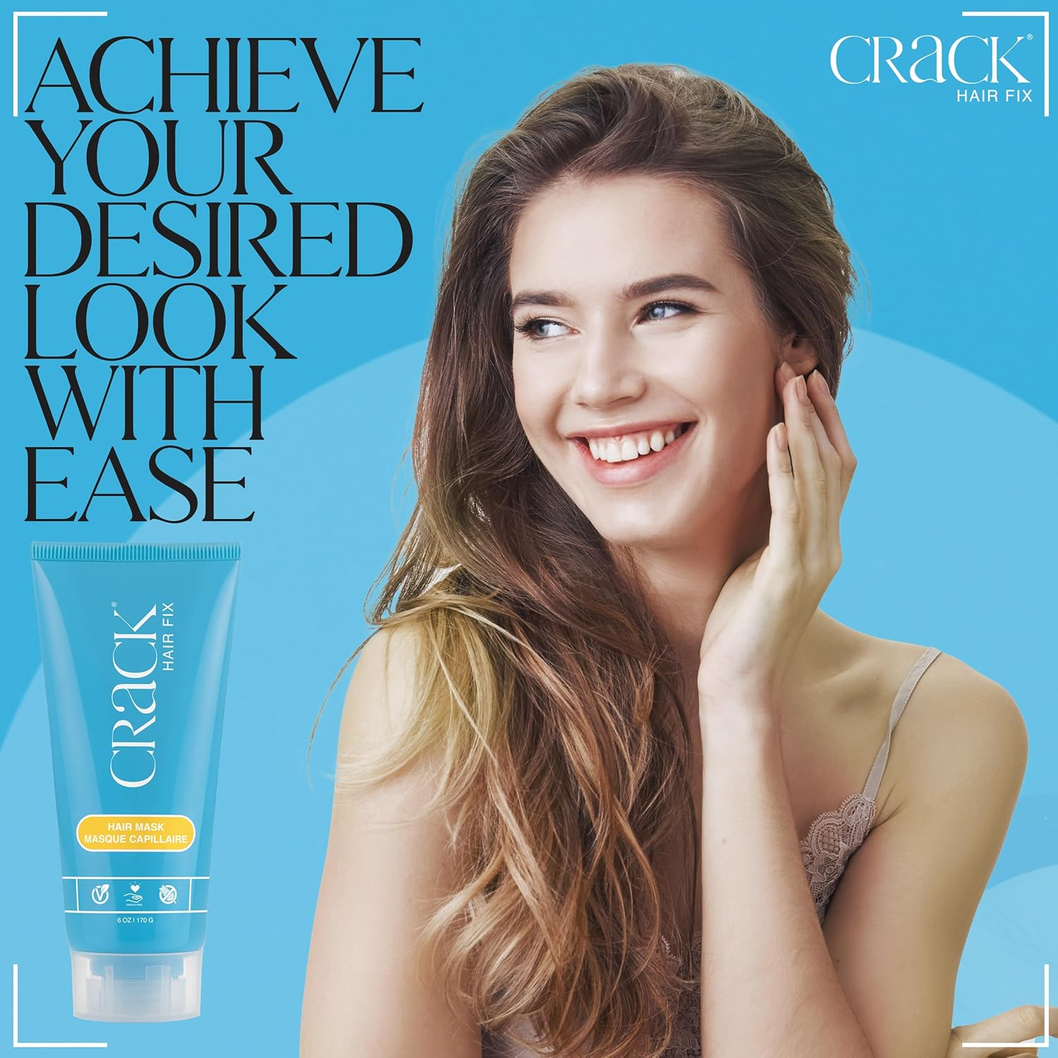 Crack HAIR FIX - Influx Restorative Hair Mask (6 Oz) image number 2