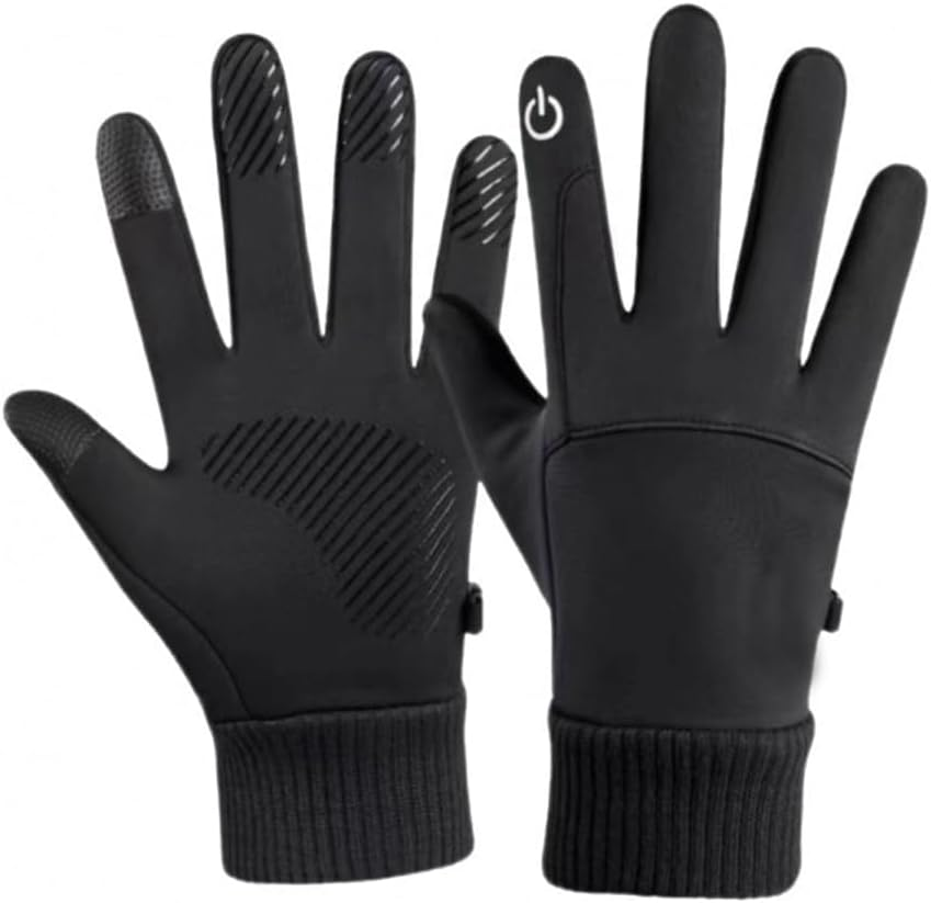Winter Gloves for Men Women, Cold Weather Waterproofwith Gloves Touch Screen Fingers image number 5