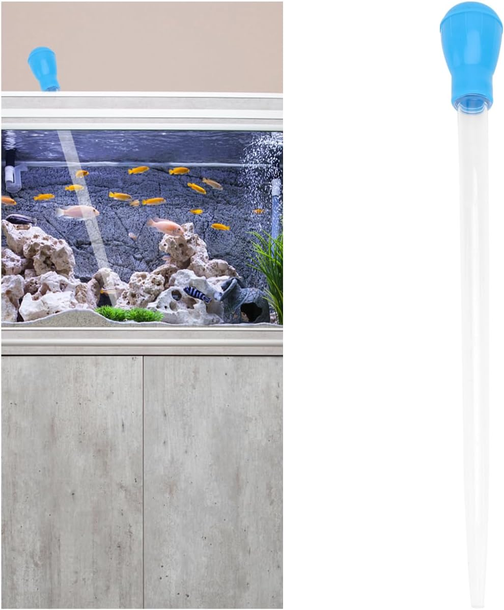 Ipetboom Turkey Baster Long Aquarium, 17Inch Fish Tank Coral Feeder, Fish Tank Gravel Mini Vaccume Pipettes Aquarium, Coral Food Feeding Tool for Marine Reef Aquatic Plant image number 3