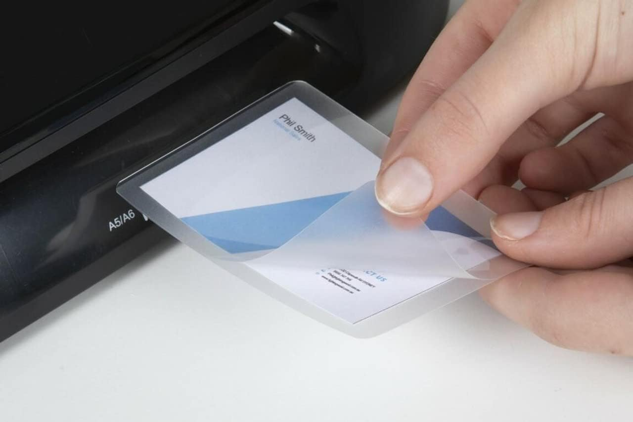 Rexel 2 X 180 Micron Laminating Pouch Badges 50 Pack, 98 Mm Width