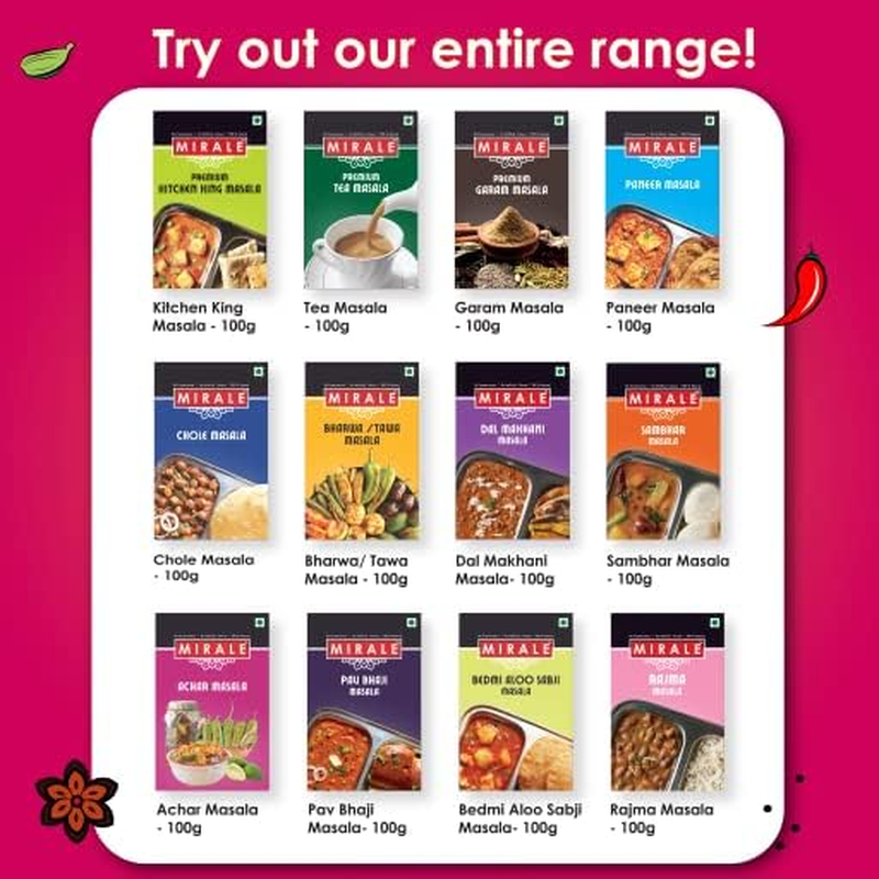MIRALE Premium Tea Masala | Chai Masala with Pure & Real Spices | Healthy and Authentic - 100Grams (Pack of 1) image number 3