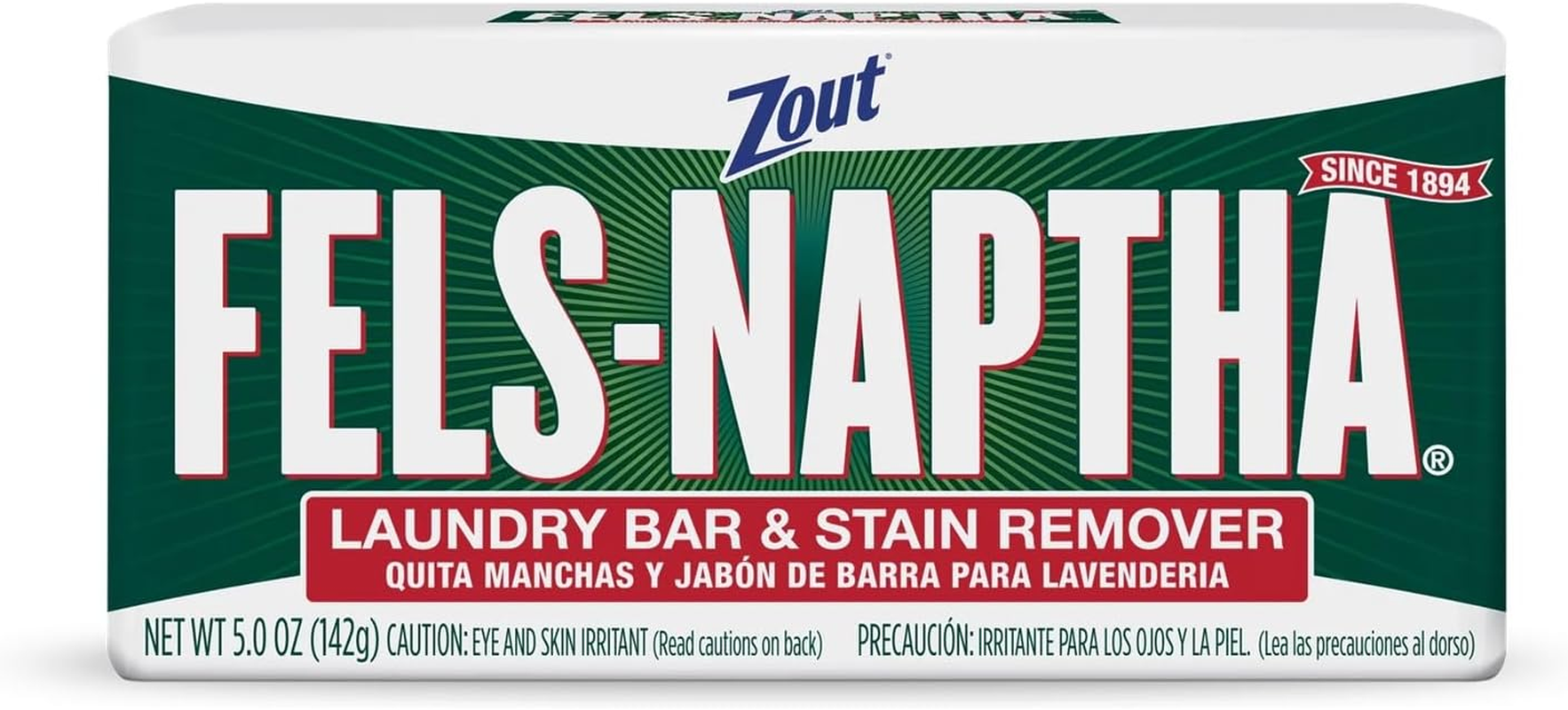 Fels Naptha Laundry Soap (Pack of 12) image number 1