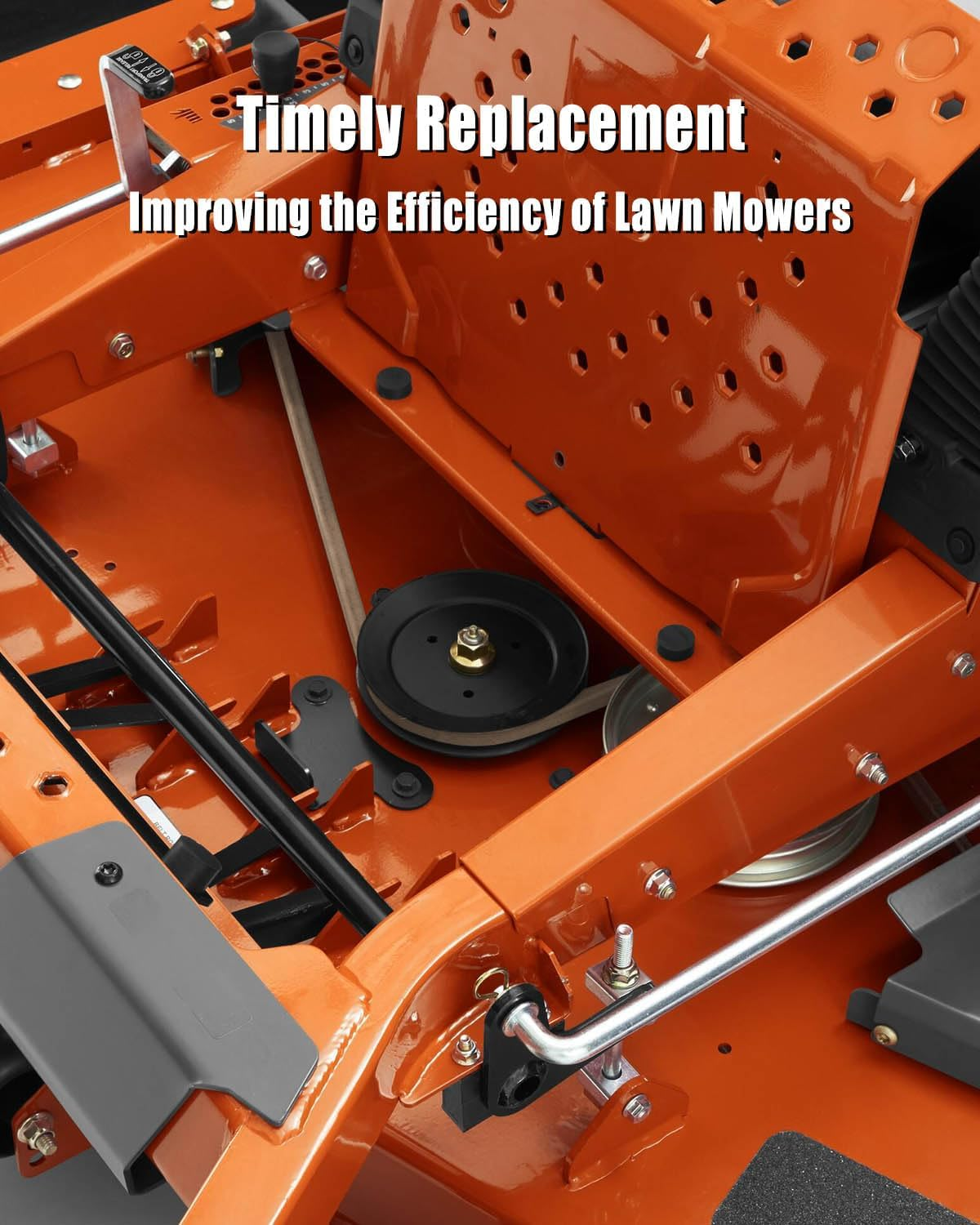 NTSUMI Replace 587270001 Deck Belt Fit for Husqvarna Zero-Turn Z242F Z242E 967953803 967271802 Series 42" Lawn Mower, Drive Belt 1/2" X 121" Made with Kevlar