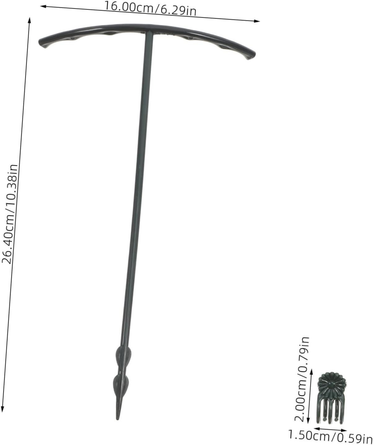 Parliky Flower Support Stakes Plastic Garden Stakes for Plants Support Clips Versatile Plant for Outdoor Indoor Gardening image number 6