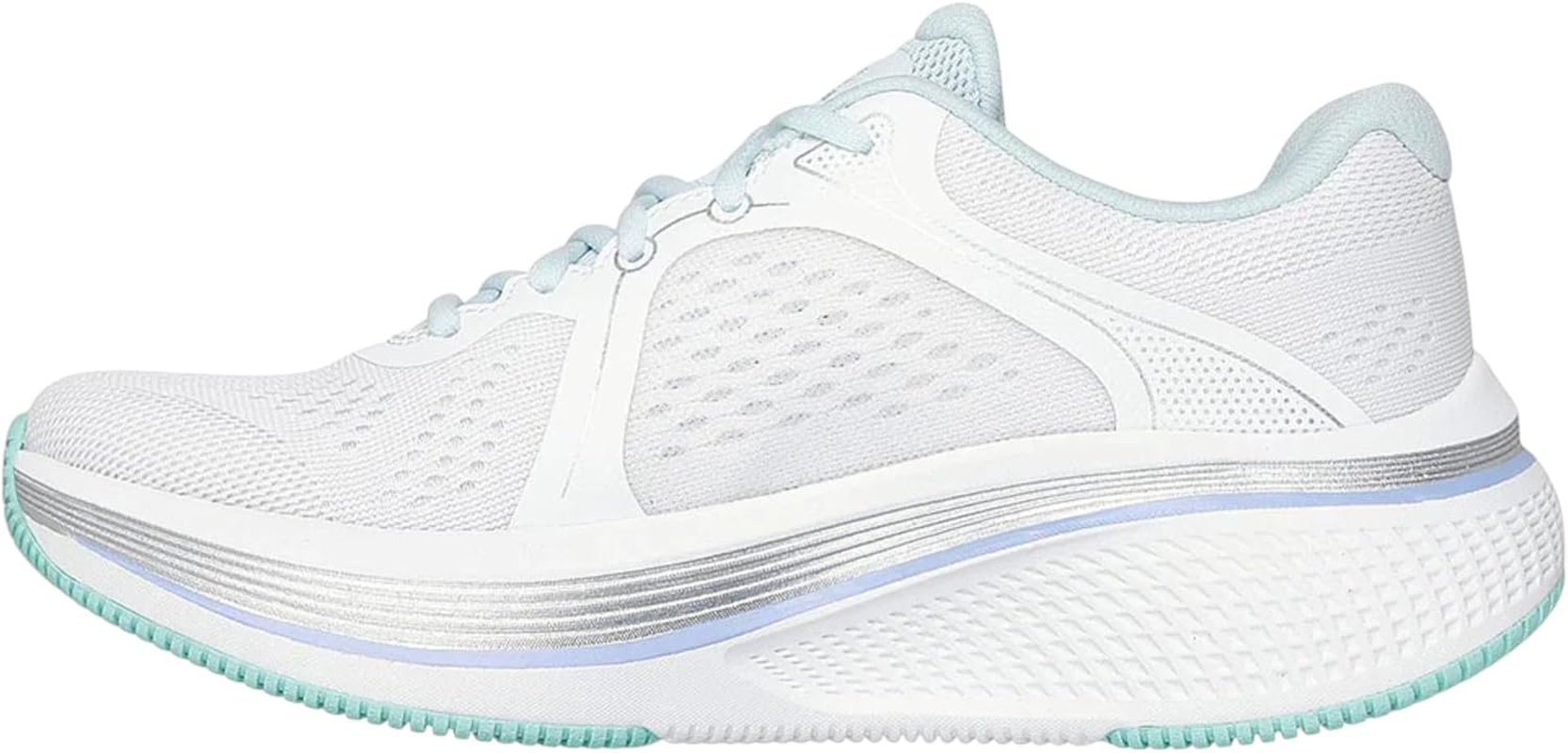 Skechers Womens Go Run Elevate 2.0 Quartz White Athletic Shoes image number 4